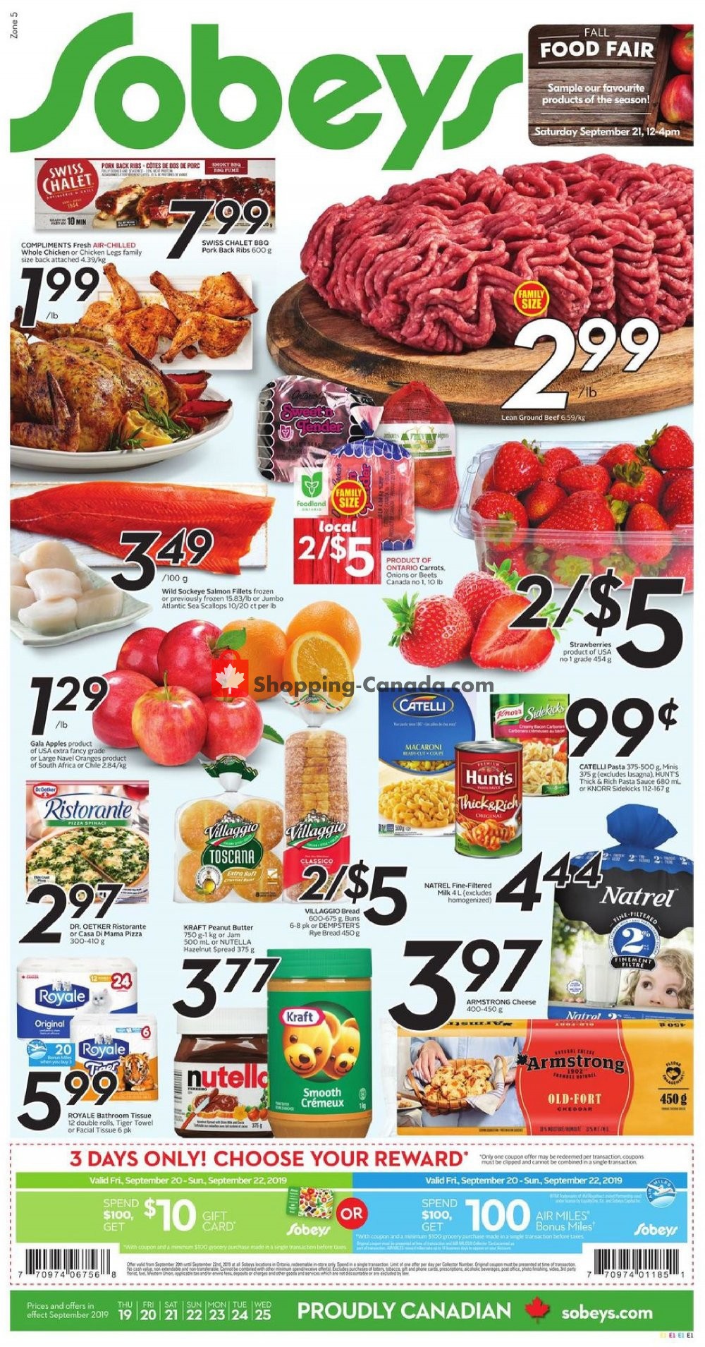 Sobeys Canada, flyer (Special Offer ON) September 19 September