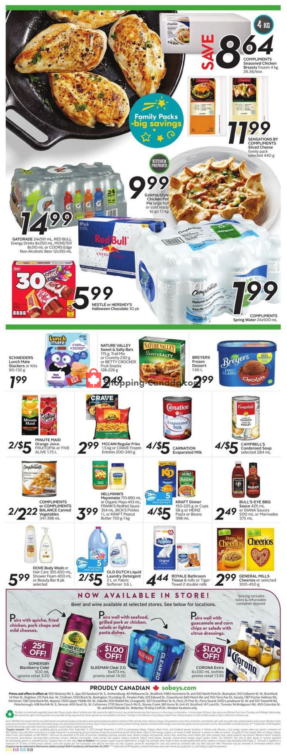 Sobeys flyer from Thursday September 5, 2019 to Wednesday September 11, 2019 - page 14