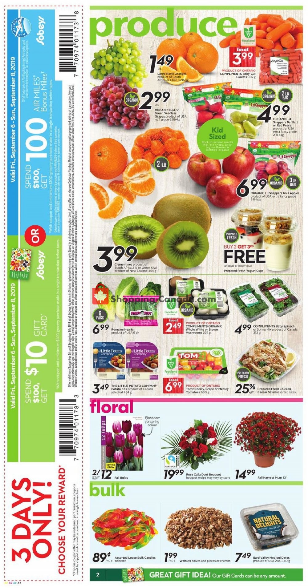 Sobeys flyer from Thursday September 5, 2019 to Wednesday September 11, 2019 - page 2