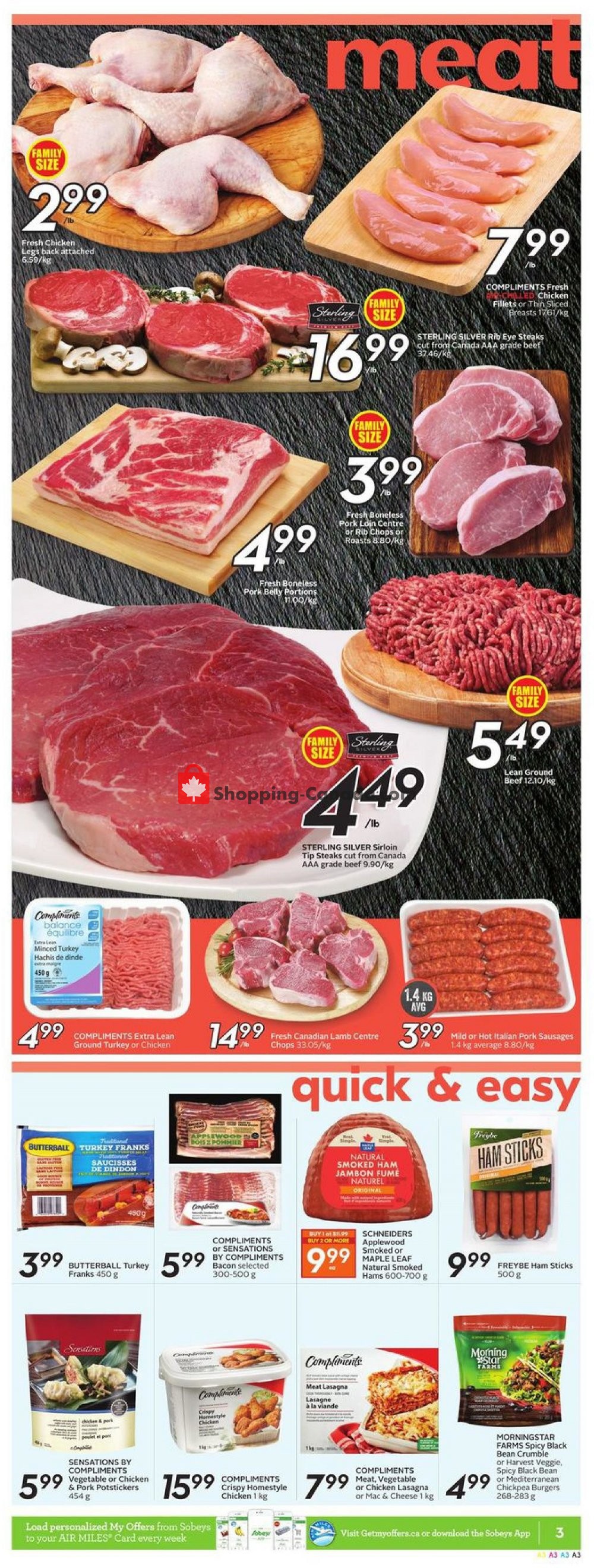 Sobeys flyer from Thursday September 5, 2019 to Wednesday September 11, 2019 - page 3