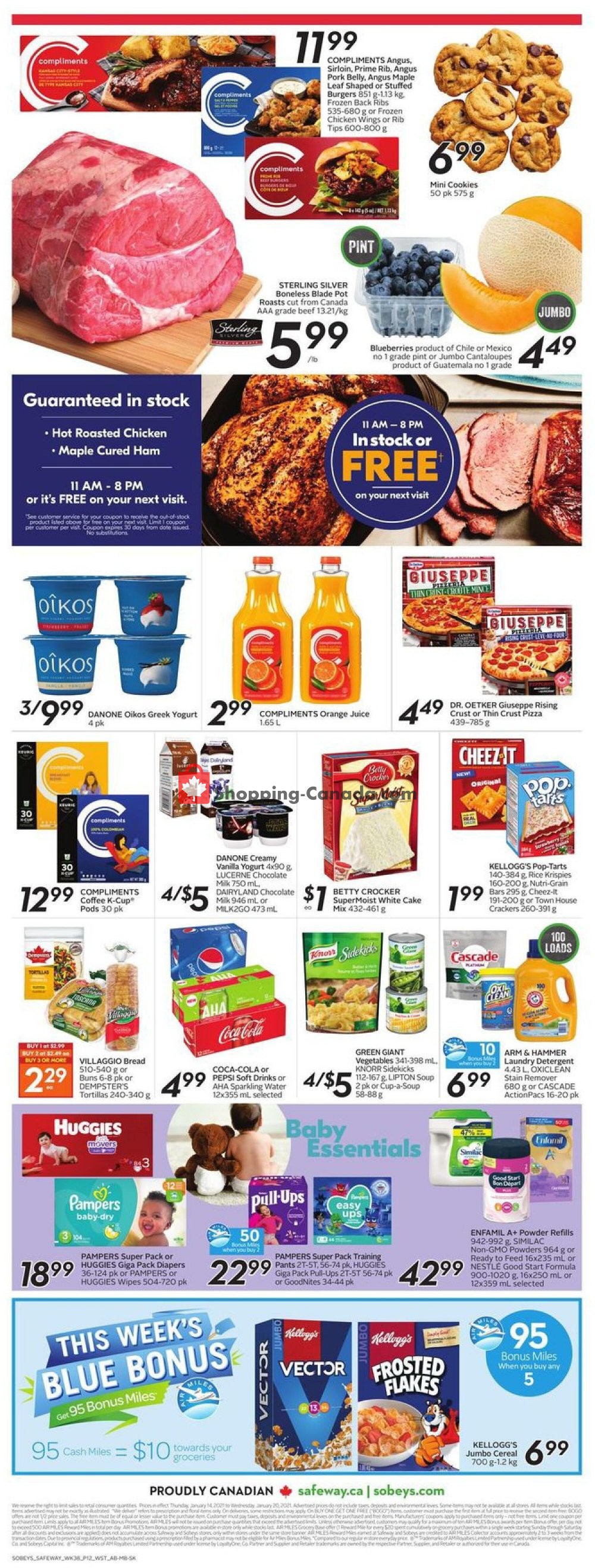 Sobeys flyer from Thursday January 14, 2021 to Wednesday January 20, 2021 - page 17