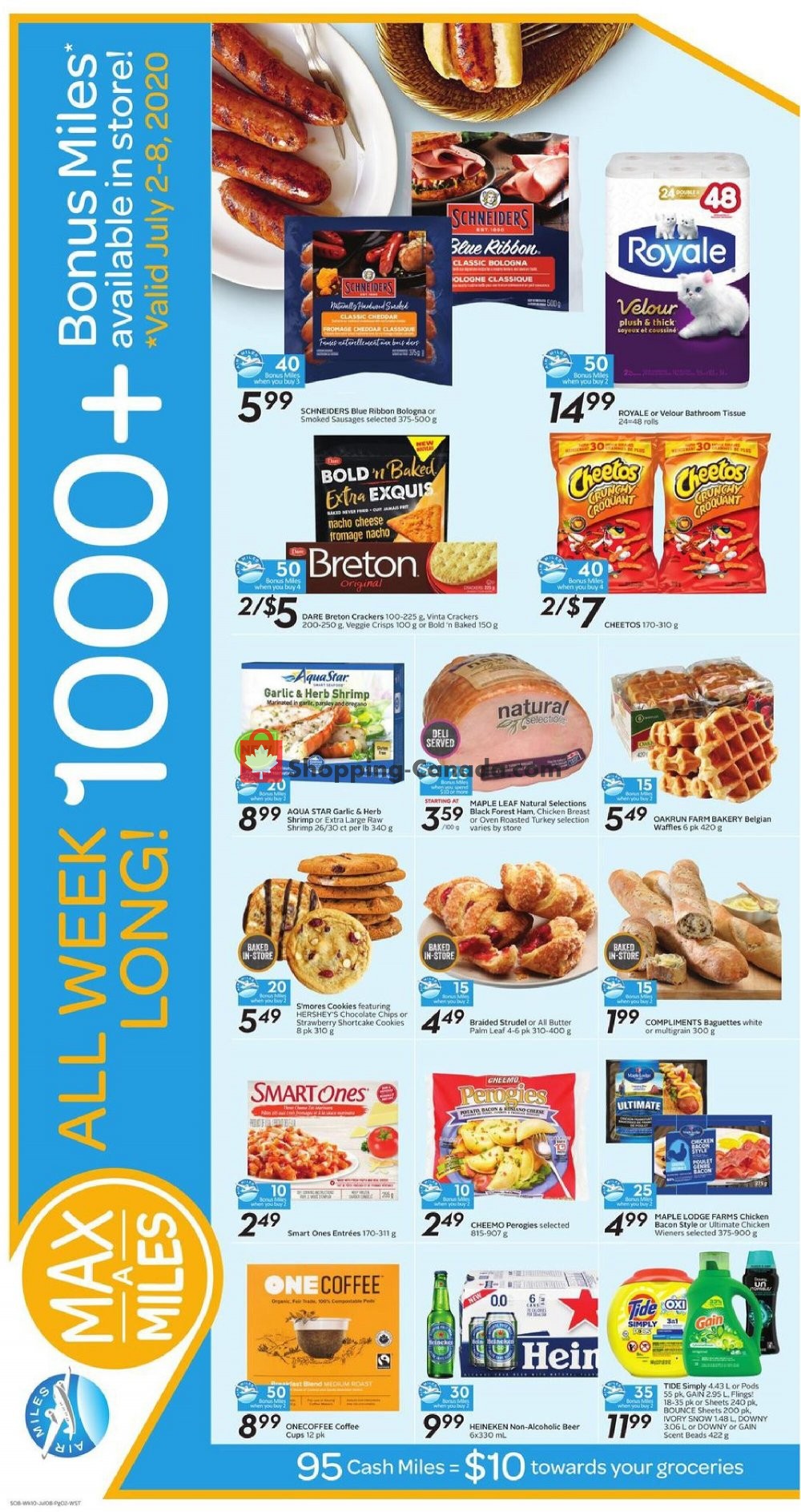 Sobeys Canada, flyer (Special Offer West) July 2 July 8, 2020