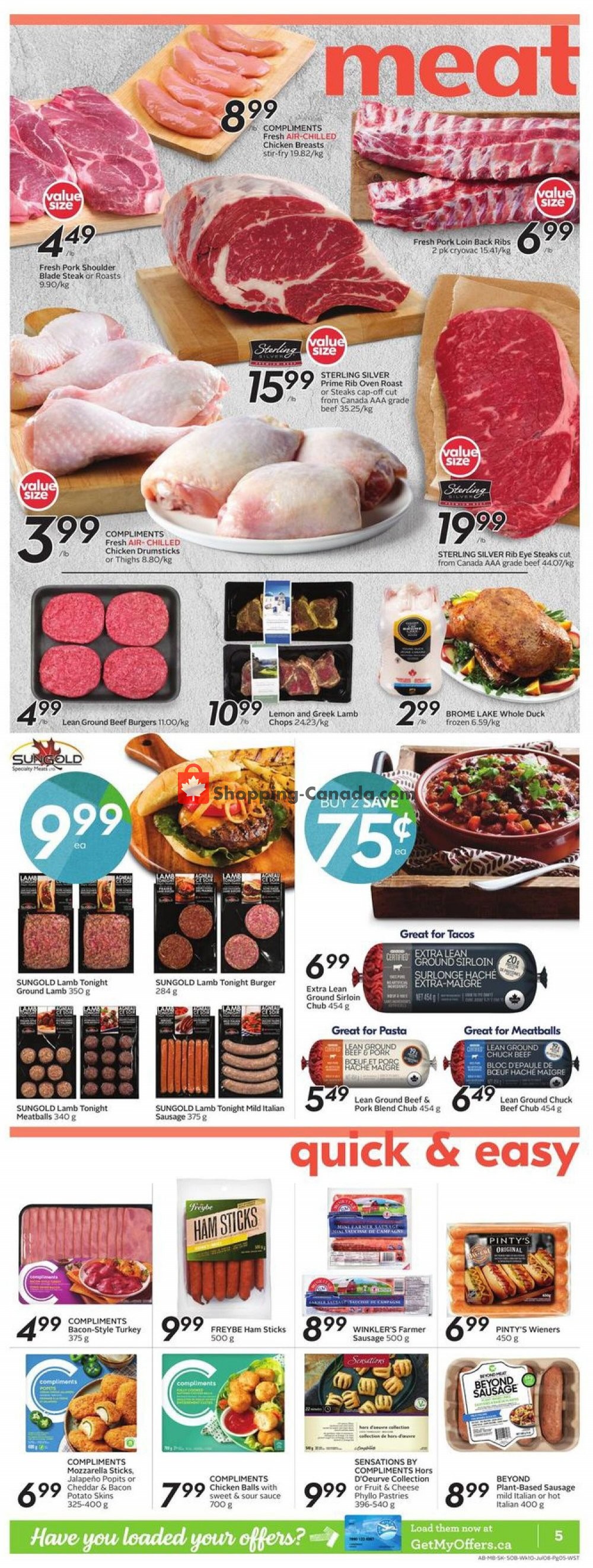 Sobeys flyer from Thursday July 2, 2020 to Wednesday July 8, 2020 - page 9