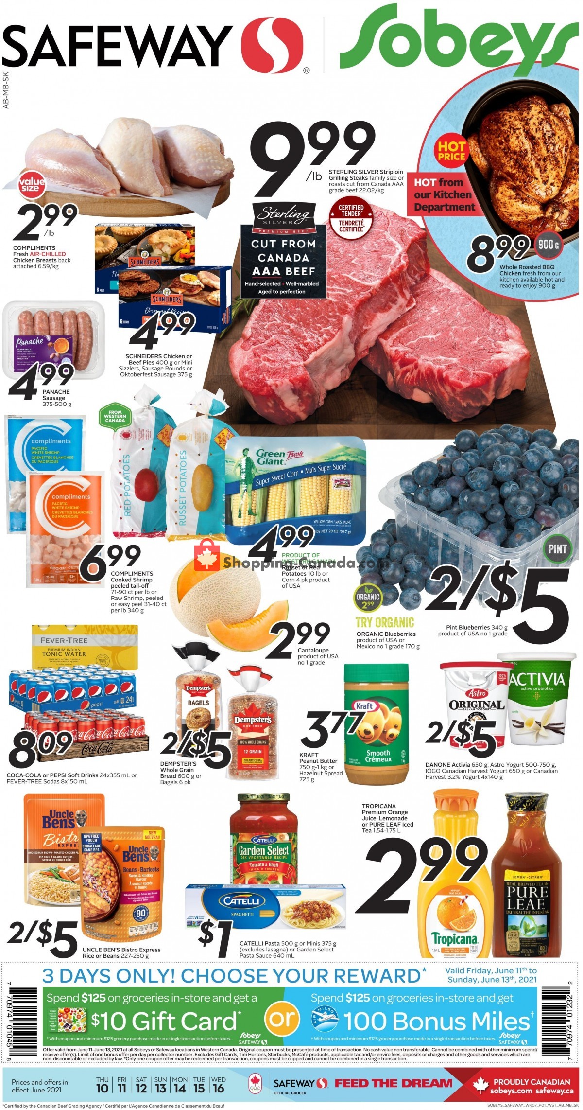 Sobeys flyer from Thursday June 10, 2021 to Wednesday June 16, 2021 - page 1