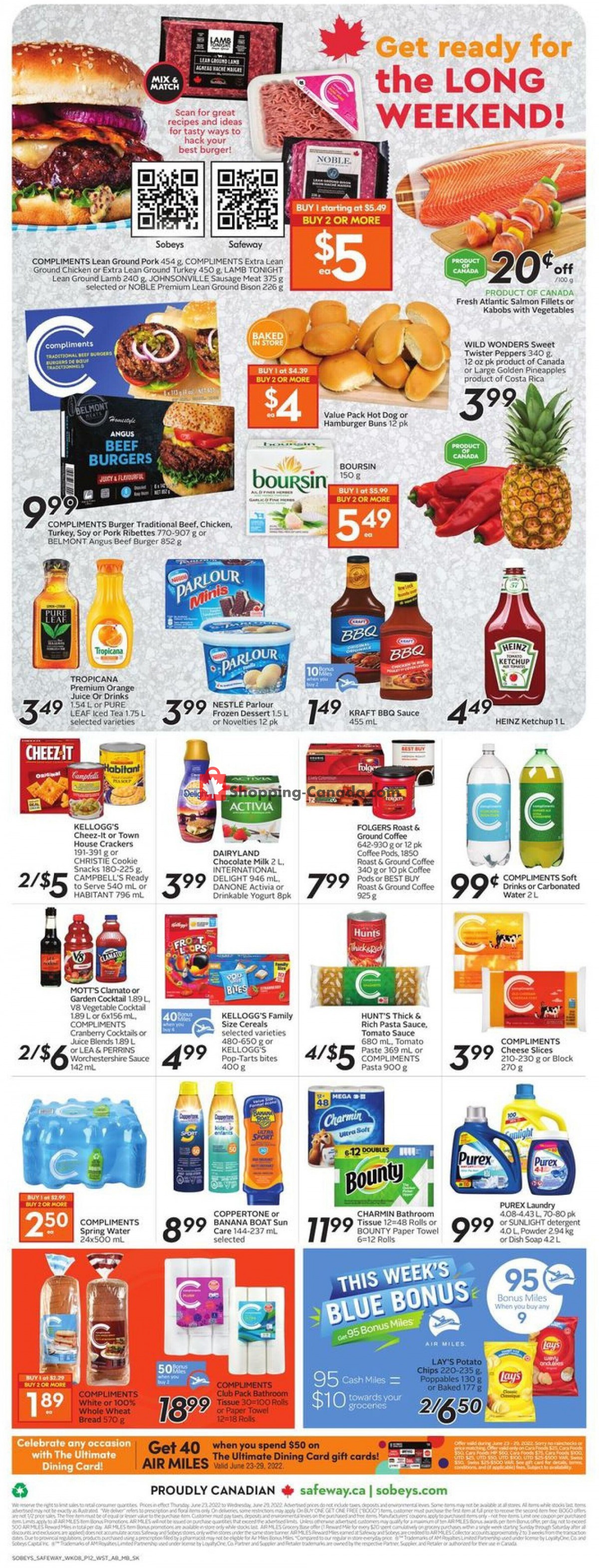 Sobeys flyer from Thursday June 23, 2022 to Wednesday June 29, 2022 - page 4