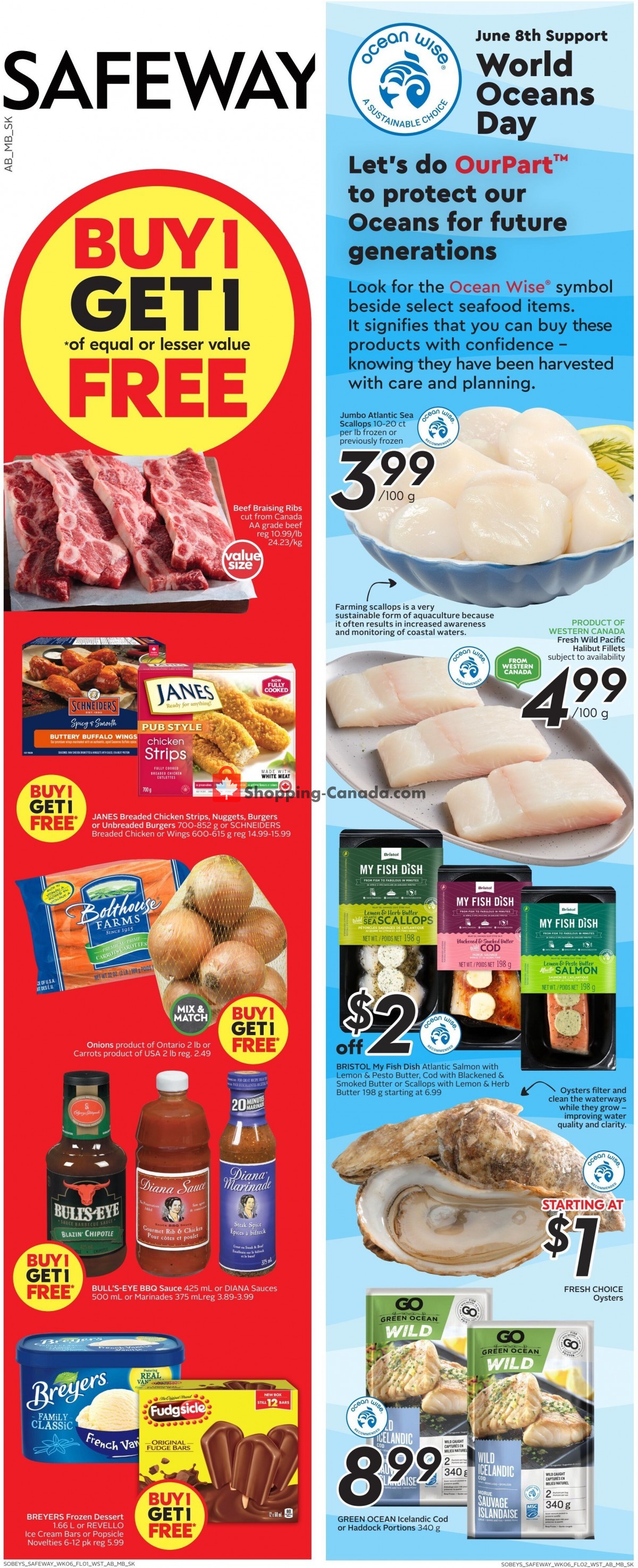 Sobeys flyer from Thursday June 3, 2021 to Wednesday June 9, 2021 - page 1