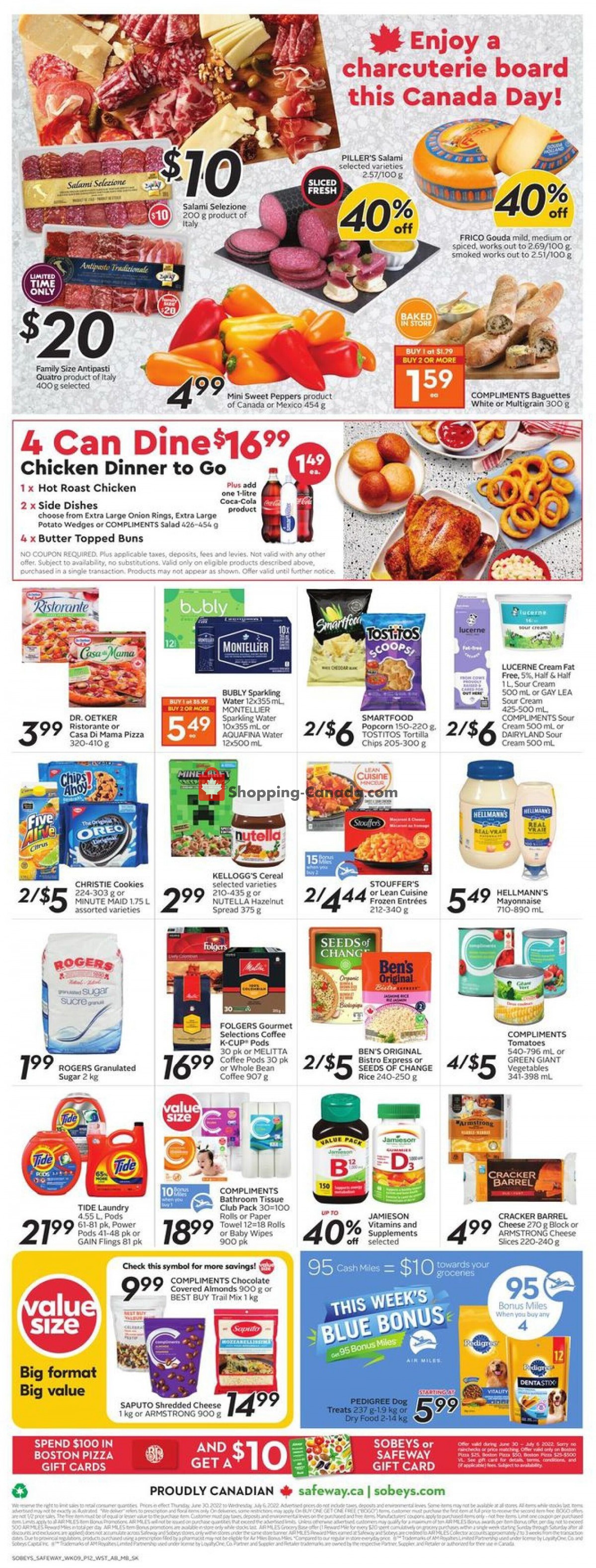 Sobeys flyer from Thursday June 30, 2022 to Wednesday July 6, 2022 - page 4