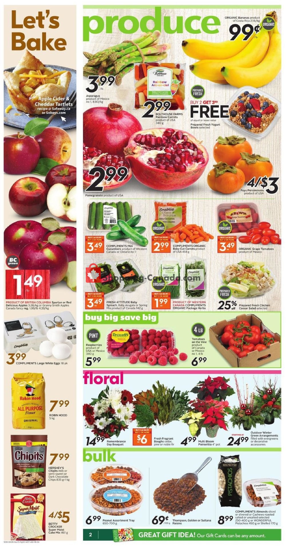 Sobeys flyer from Thursday November 7, 2019 to Wednesday November 13, 2019 - page 2