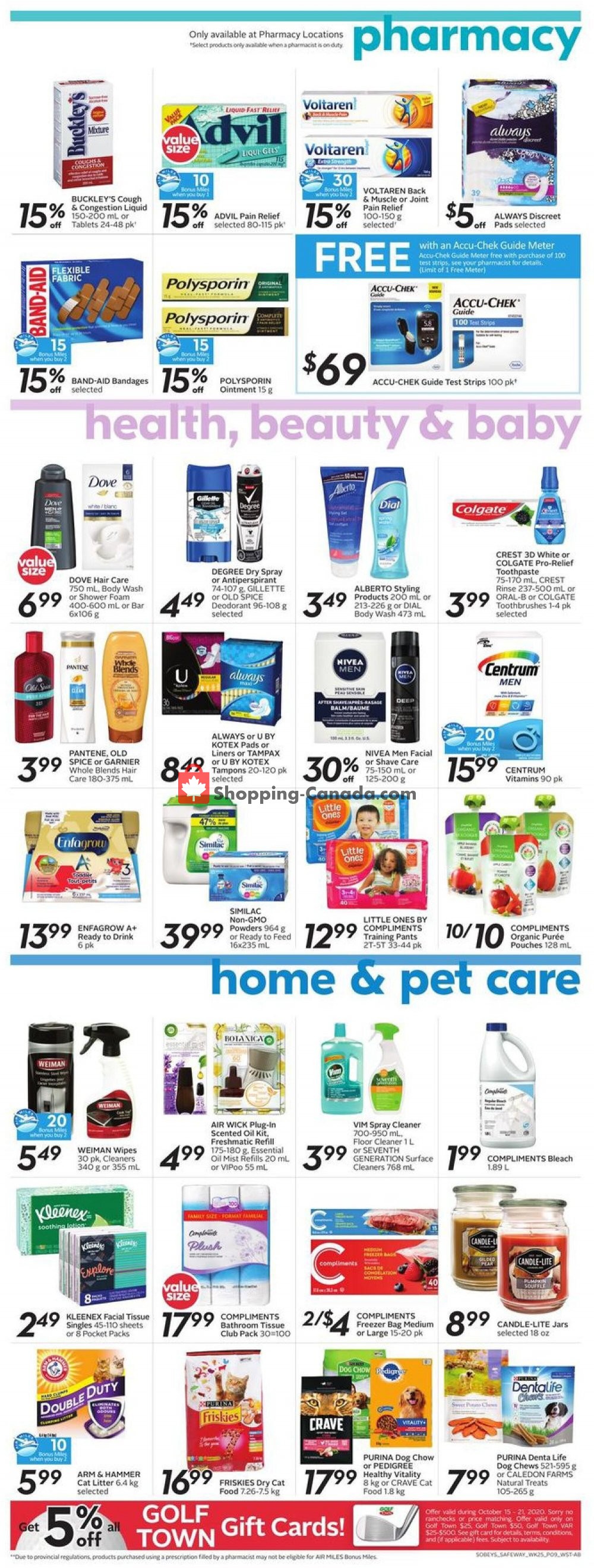 Sobeys flyer from Thursday October 15, 2020 to Wednesday October 21, 2020 - page 12