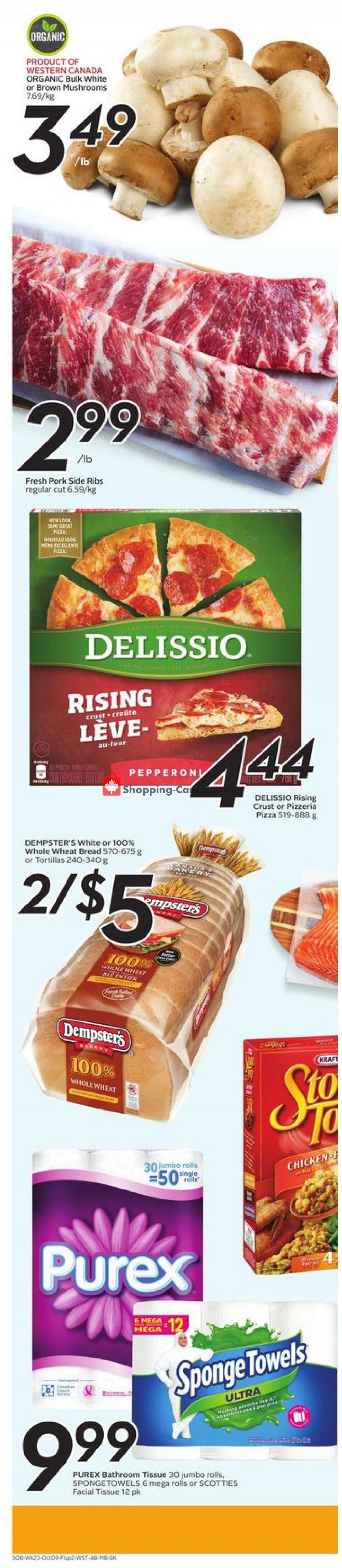 Sobeys flyer from Thursday October 3, 2019 to Wednesday October 9, 2019 - page 1
