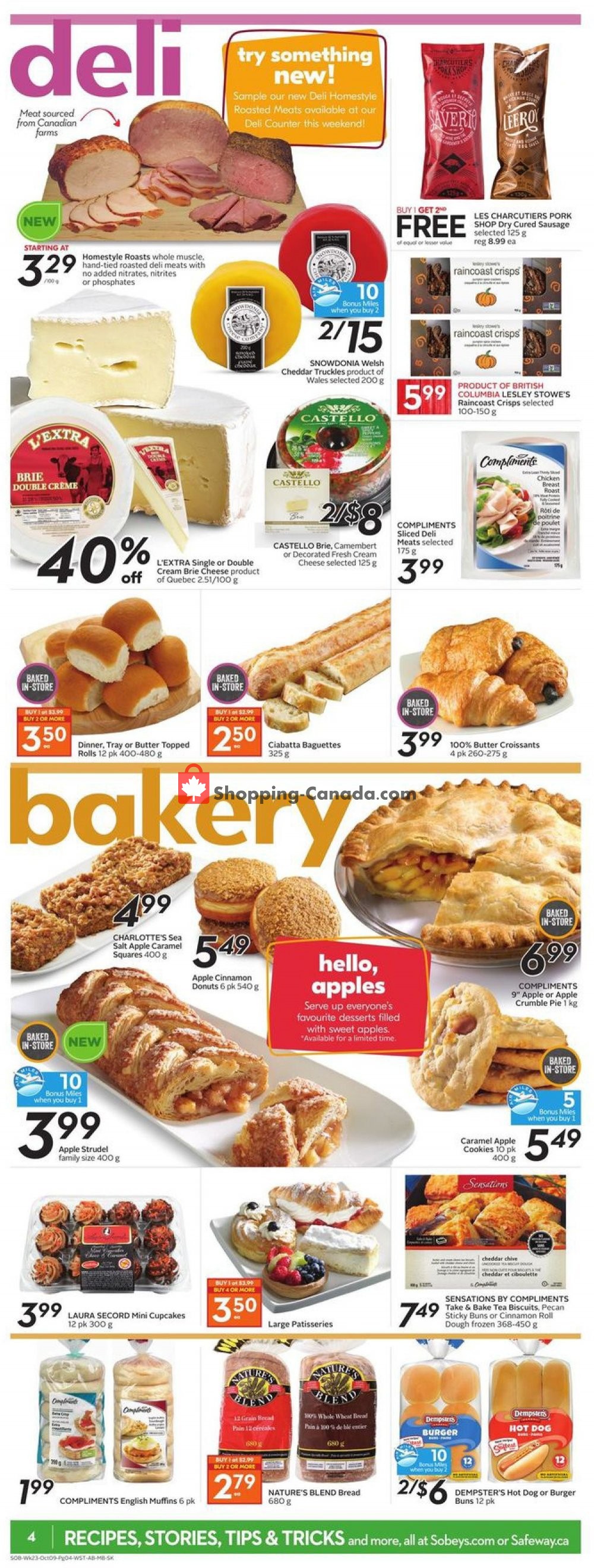Sobeys flyer from Thursday October 3, 2019 to Wednesday October 9, 2019 - page 7