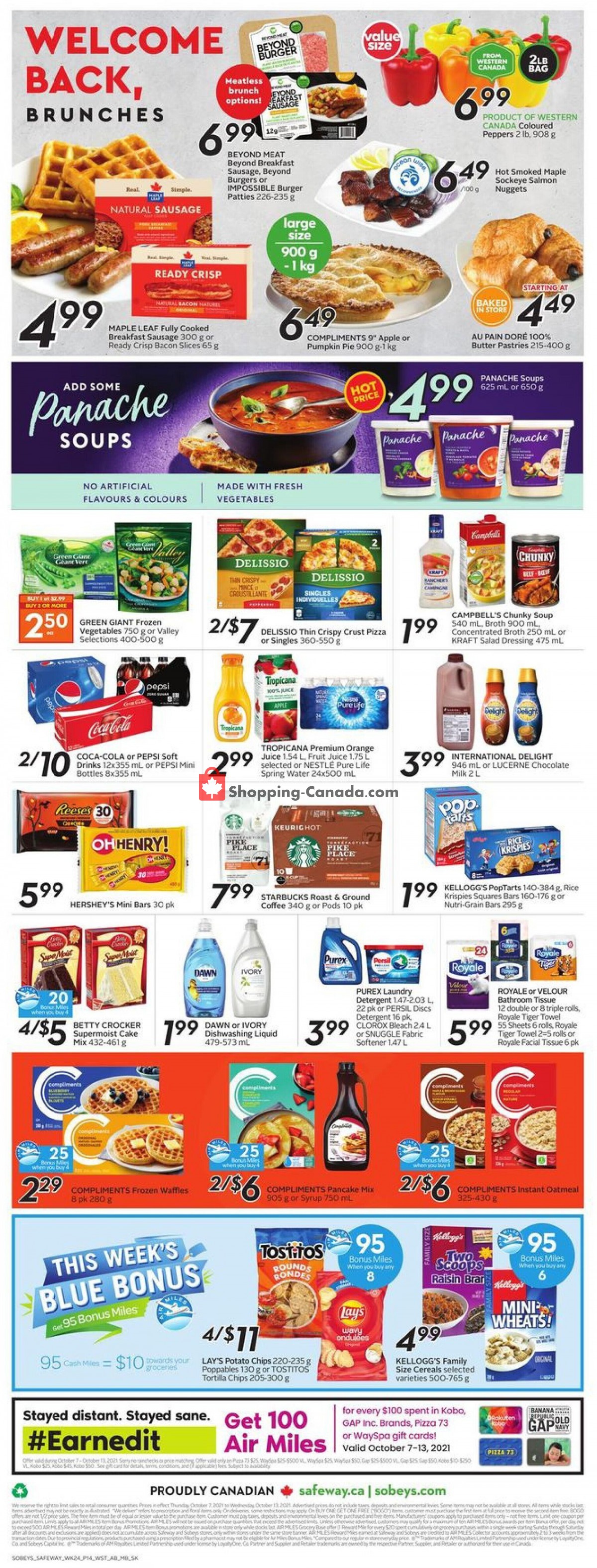 Sobeys flyer from Thursday October 7, 2021 to Wednesday October 13, 2021 - page 4