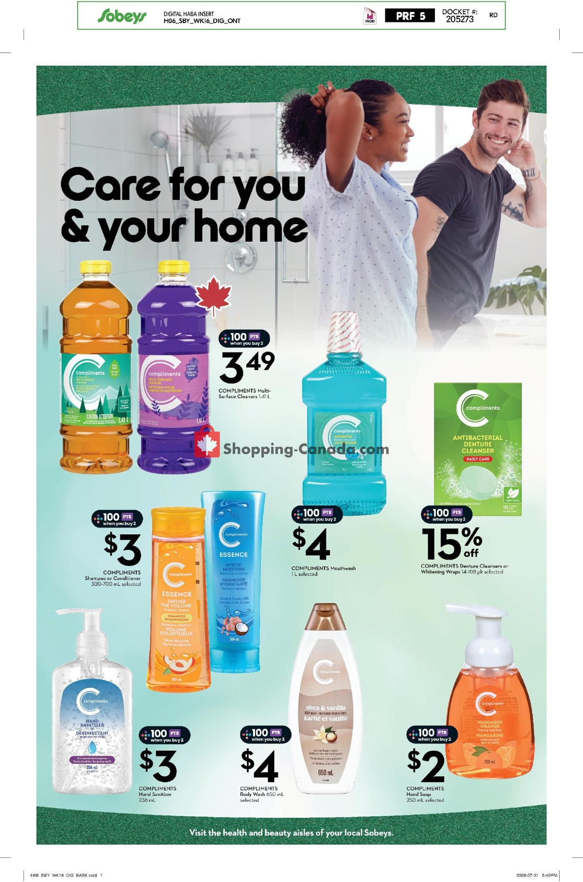Sobeys flyer from Thursday August 13, 2026 to Wednesday September 16, 2026 - page 7