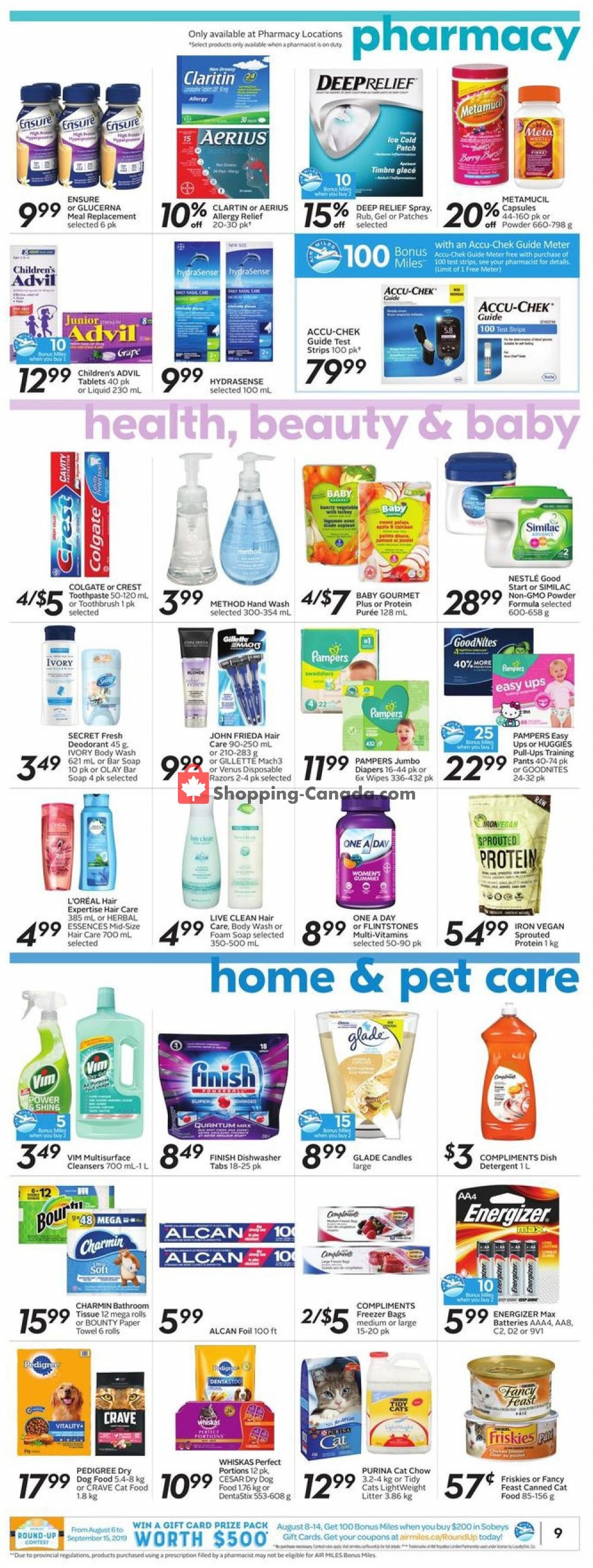 Sobeys flyer from Thursday August 8, 2019 to Wednesday August 14, 2019 - page 12