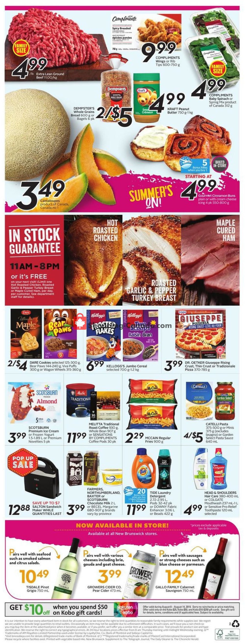 Sobeys flyer from Thursday August 8, 2019 to Wednesday August 14, 2019 - page 15