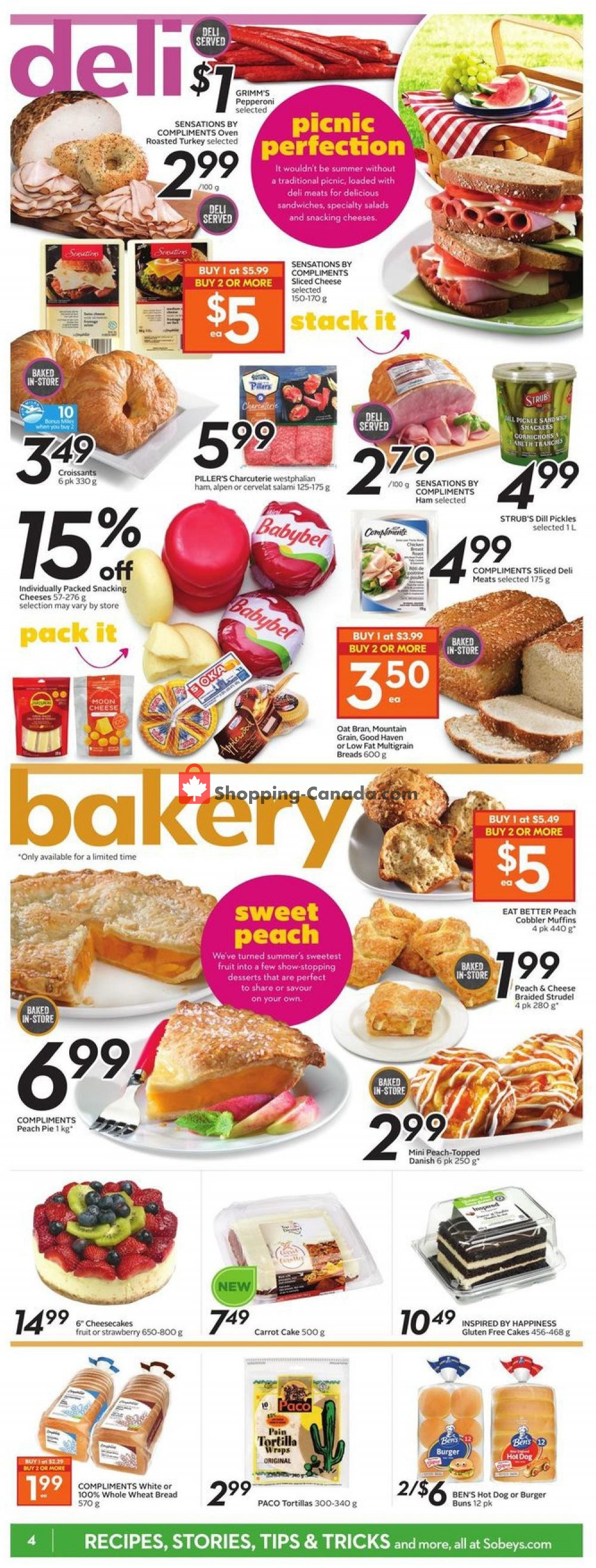Sobeys flyer from Thursday August 8, 2019 to Wednesday August 14, 2019 - page 5
