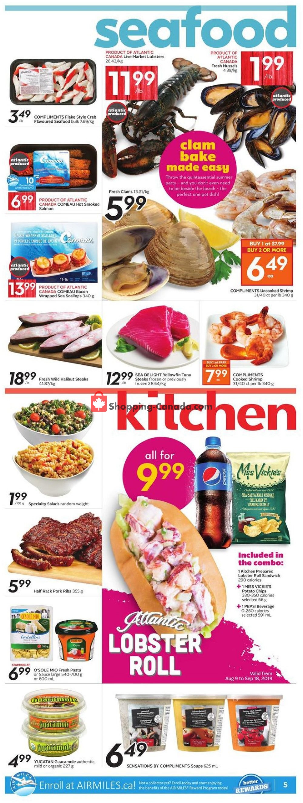 Sobeys flyer from Thursday August 8, 2019 to Wednesday August 14, 2019 - page 6