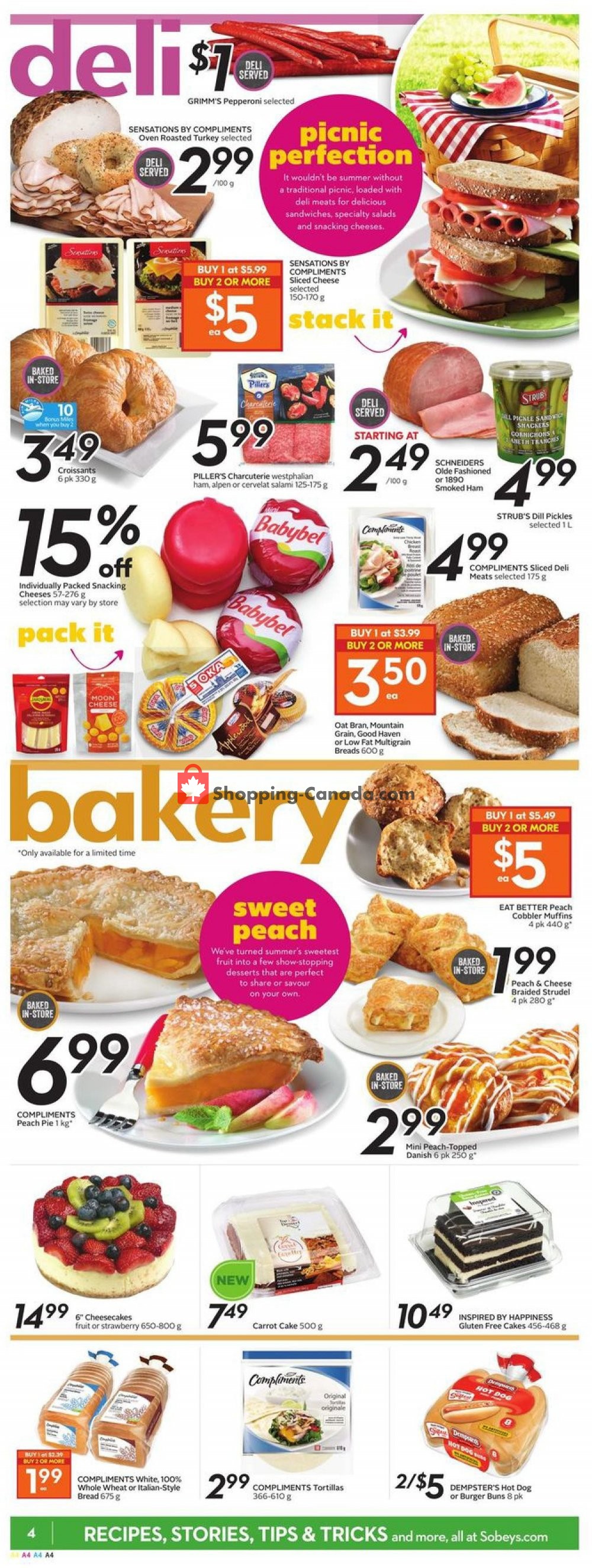 Sobeys flyer from Thursday August 8, 2019 to Wednesday August 14, 2019 - page 5