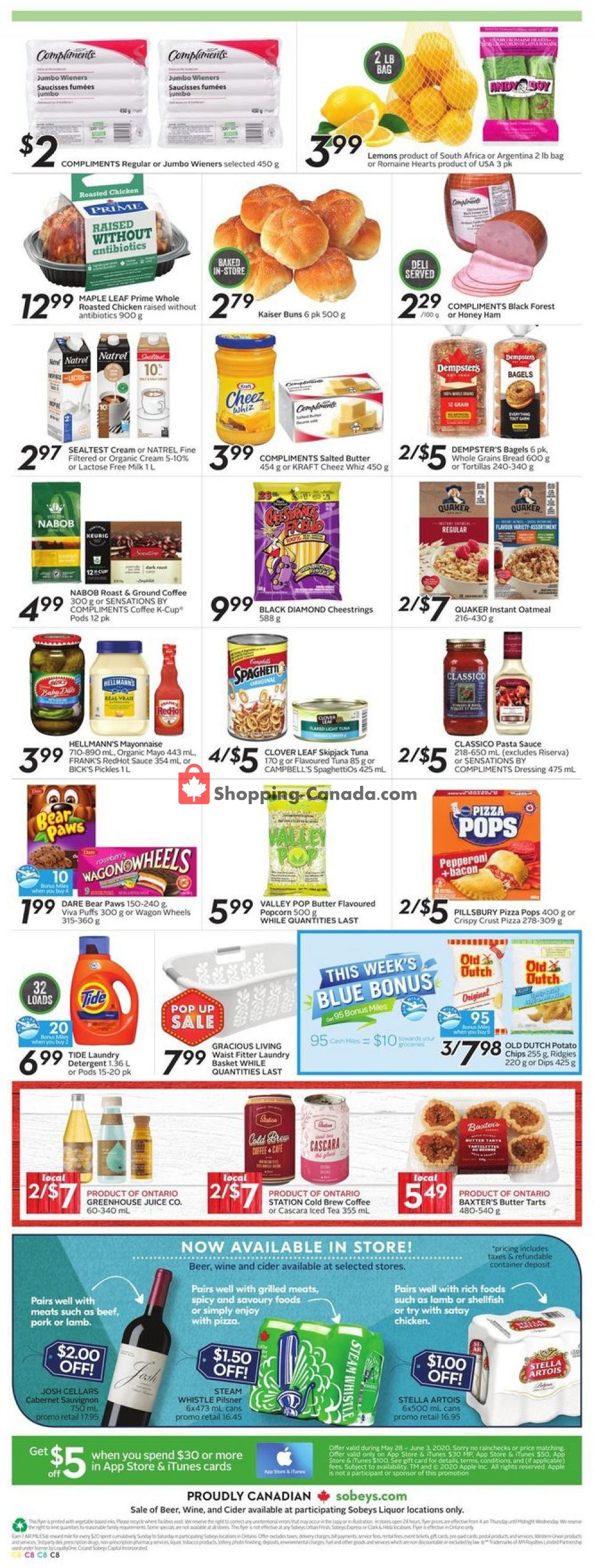 Sobeys flyer from Thursday May 28, 2020 to Wednesday June 3, 2020 - page 14