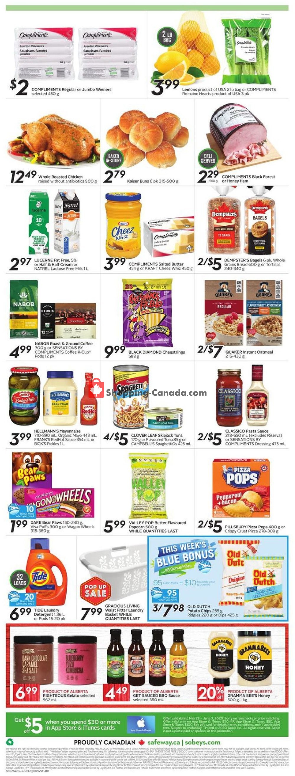 Sobeys flyer from Thursday May 28, 2020 to Wednesday June 3, 2020 - page 15