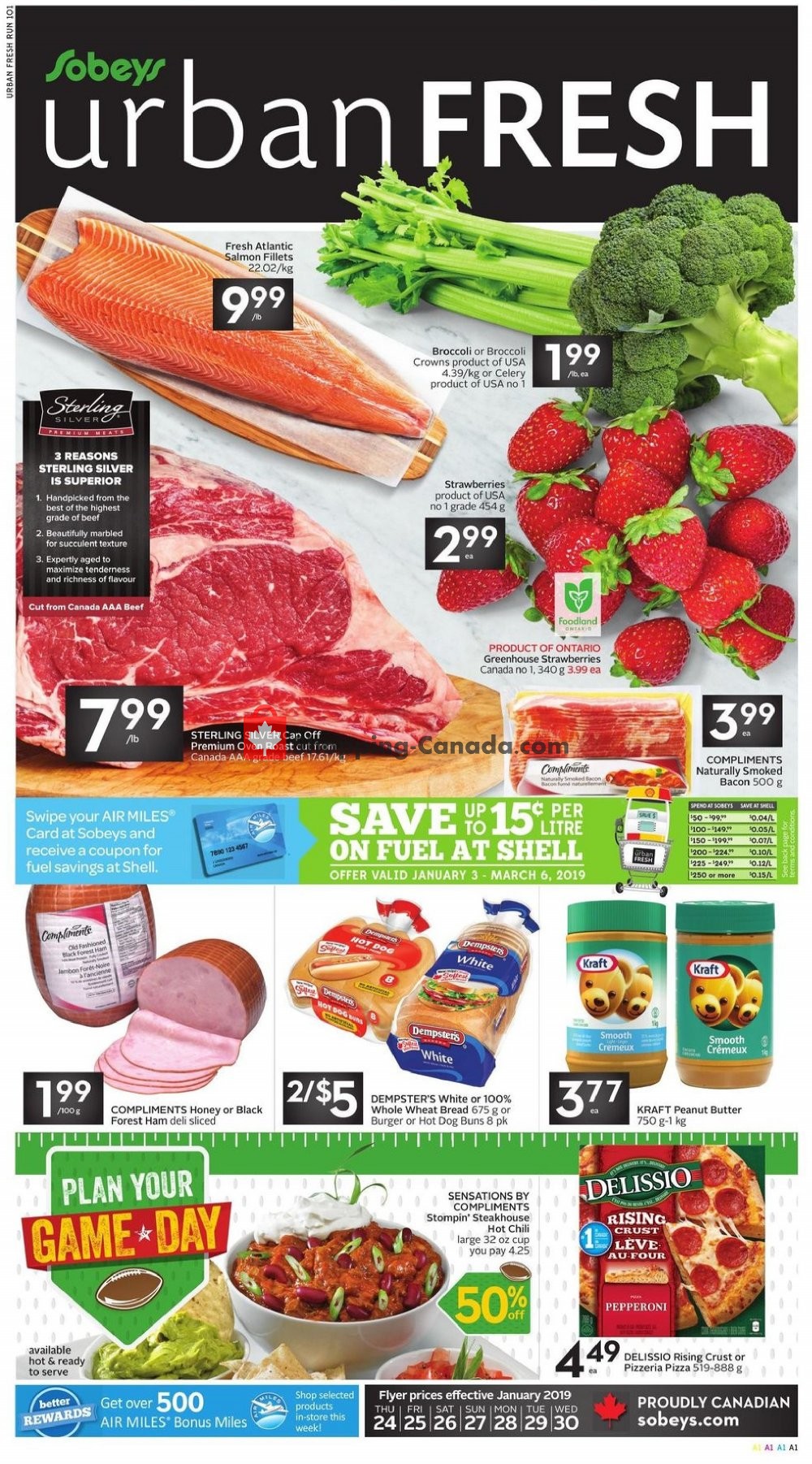 Sobeys flyer from Thursday January 24, 2019 to Wednesday January 30, 2019 - page 1