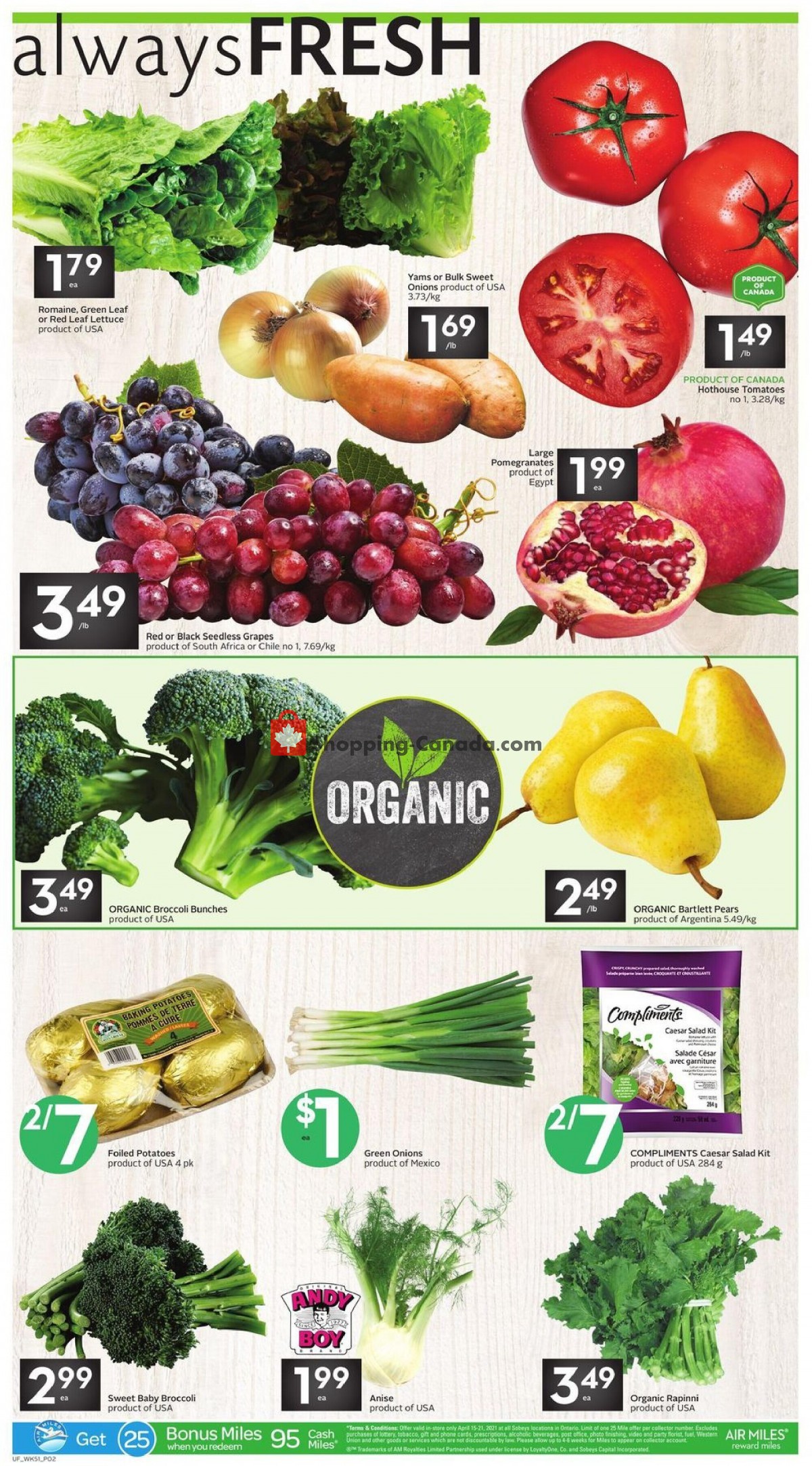 Sobeys flyer from Thursday April 15, 2021 to Wednesday April 21, 2021 - page 2