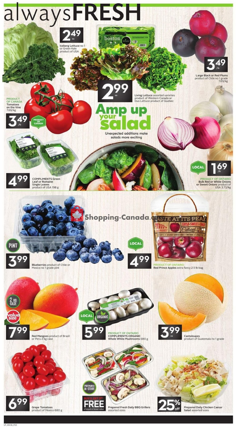 Sobeys Canada, flyer (Urban Fresh Special Offer ON) January 14