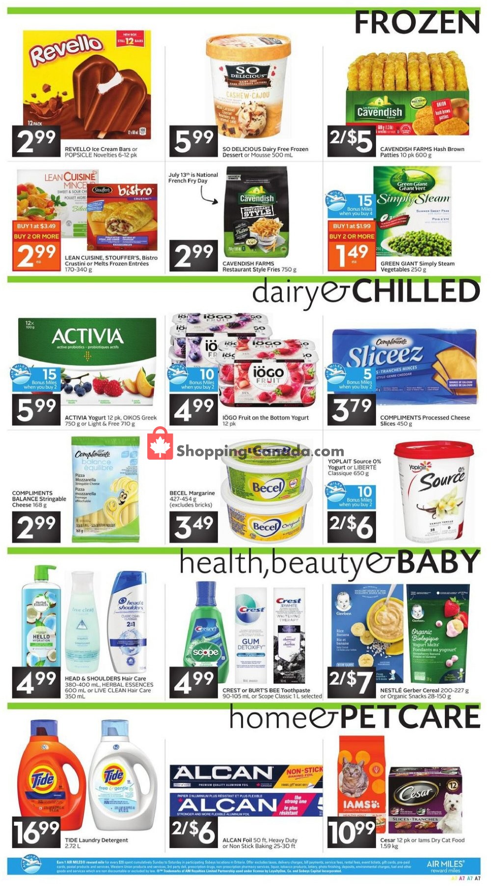 Sobeys flyer from Thursday July 9, 2020 to Wednesday July 15, 2020 - page 10
