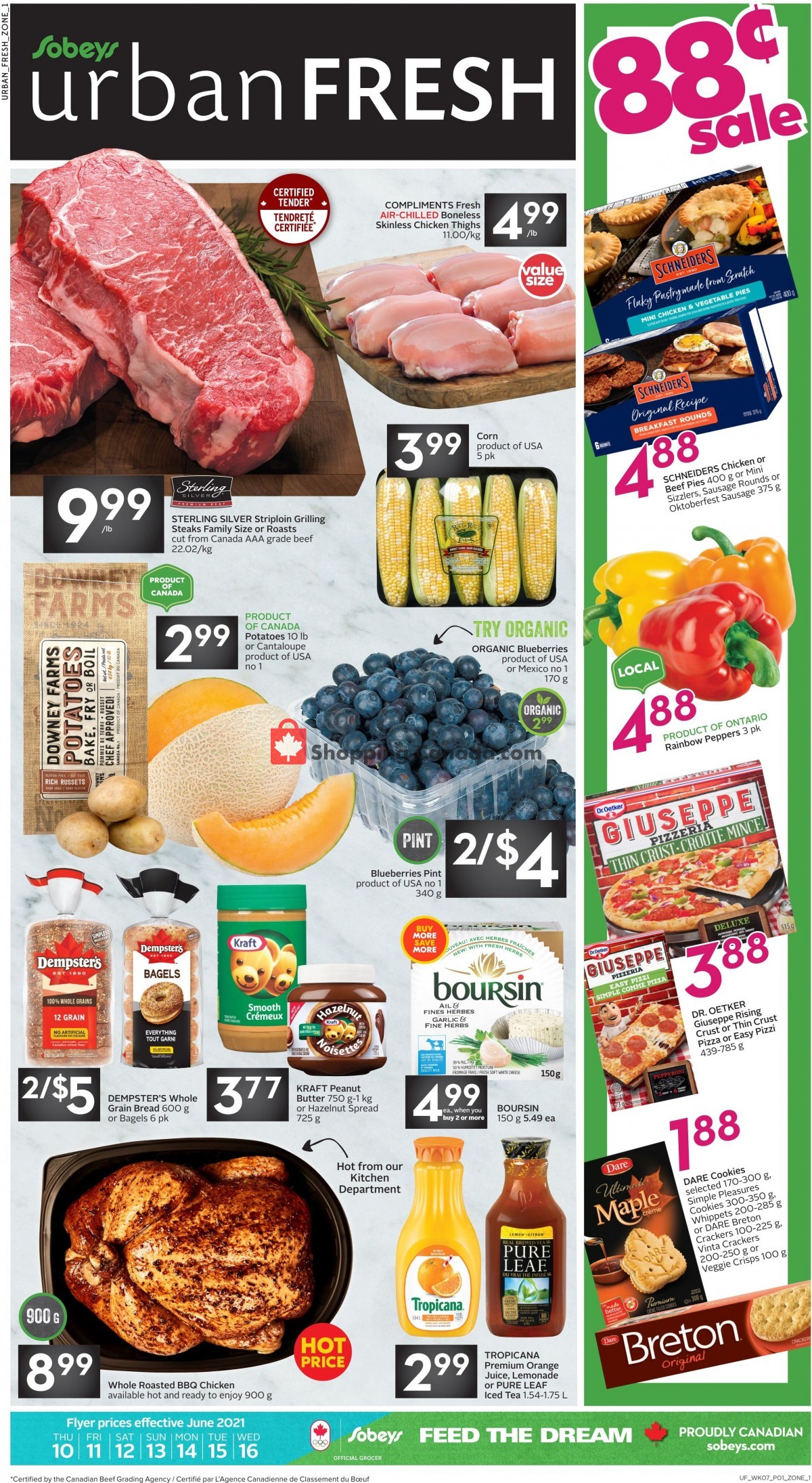 Sobeys flyer from Thursday June 10, 2021 to Wednesday June 16, 2021 - page 1
