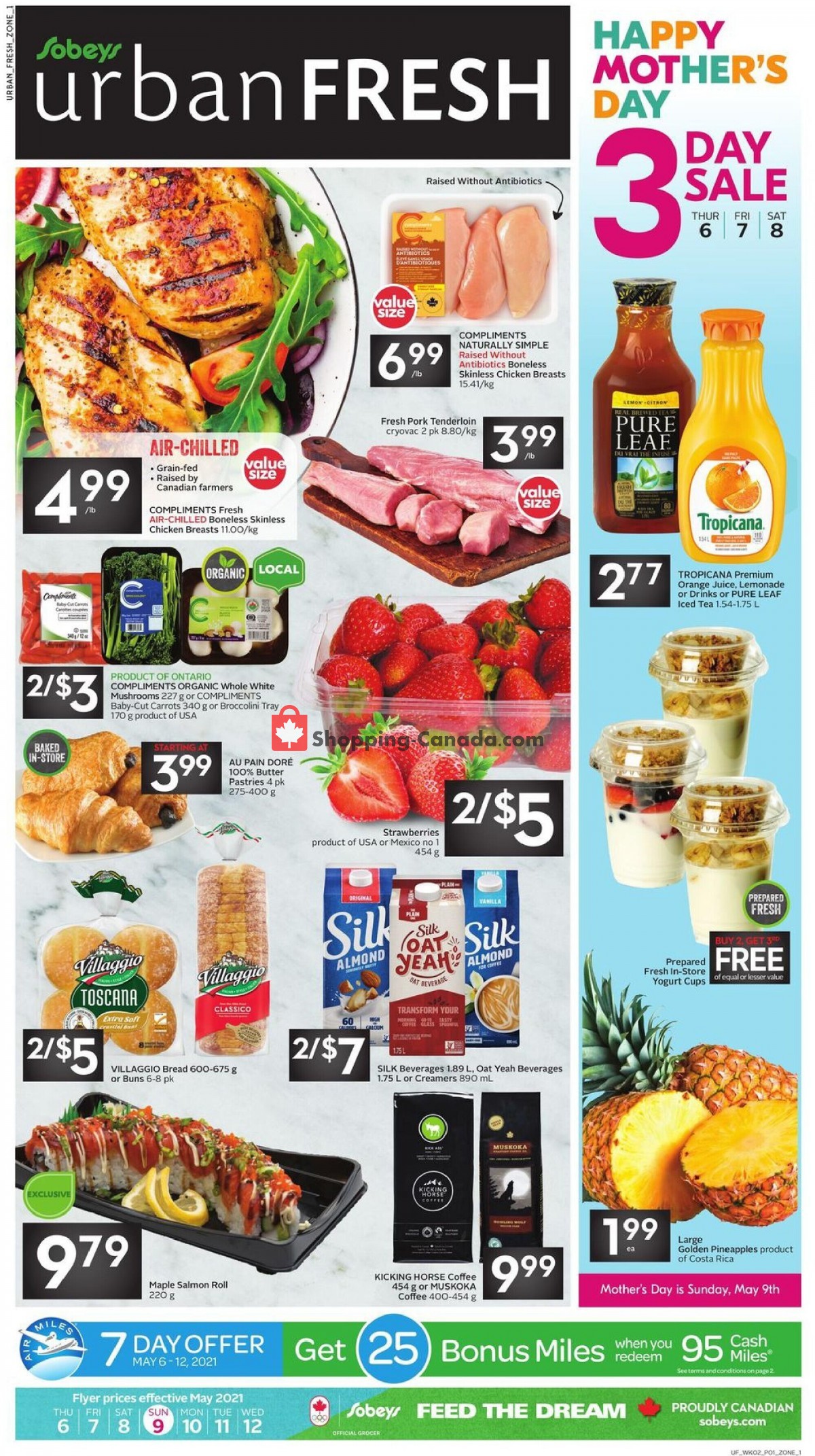 Sobeys flyer from Thursday May 6, 2021 to Wednesday May 12, 2021 - page 1