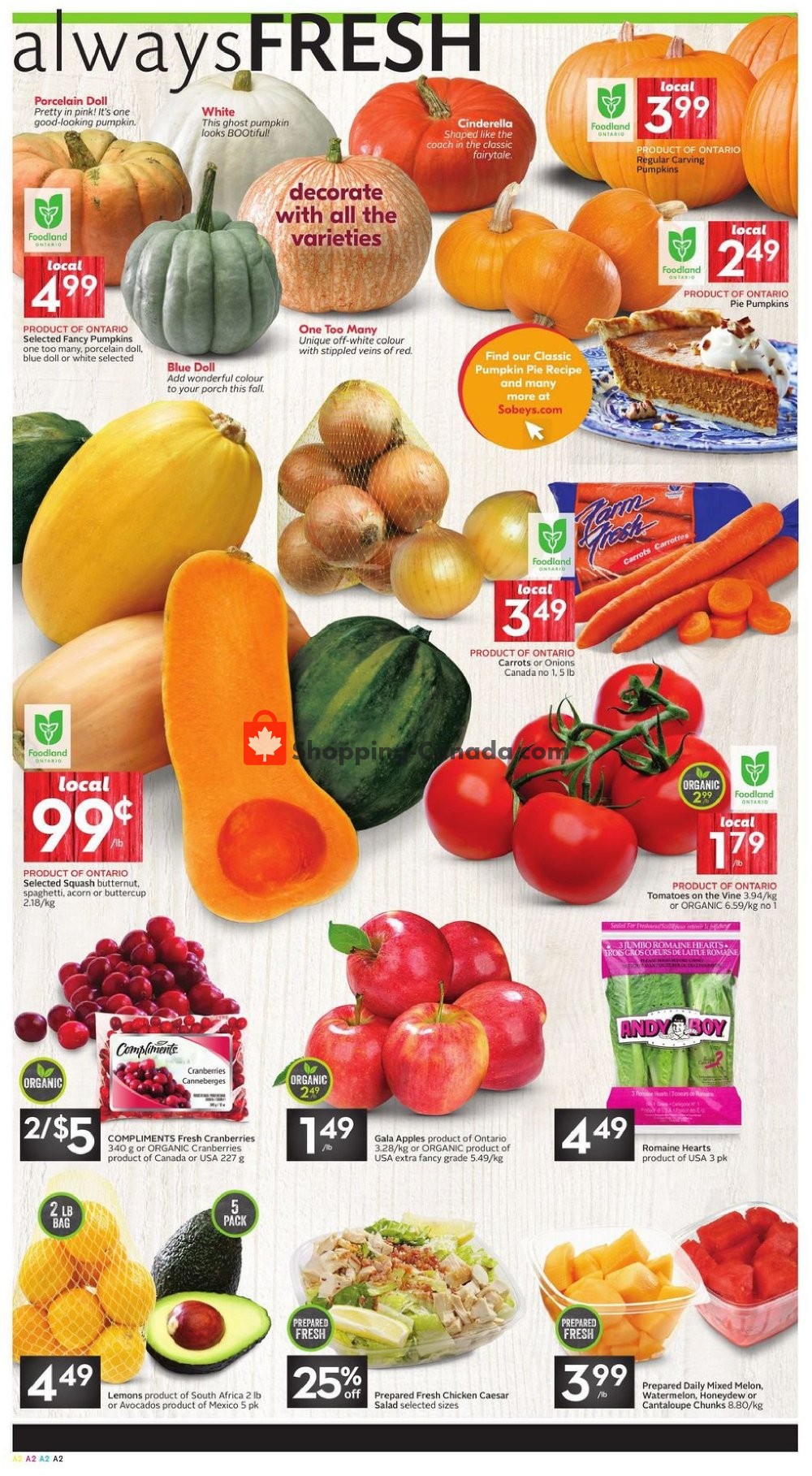 Sobeys flyer from Thursday October 3, 2019 to Wednesday October 9, 2019 - page 2
