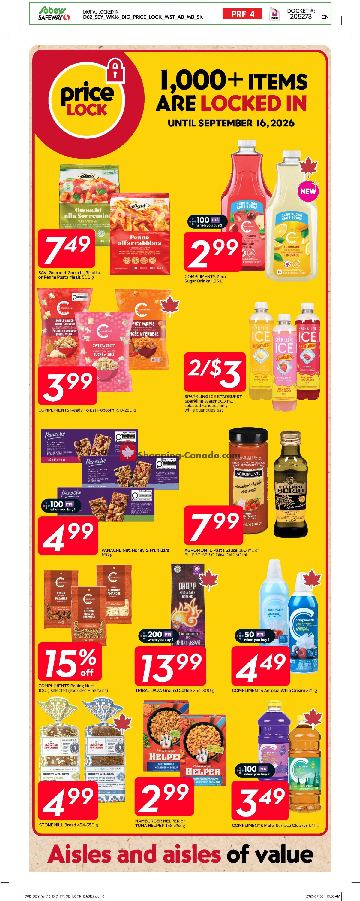 Sobeys flyer from Thursday August 13, 2026 to Wednesday August 19, 2026 - page 14
