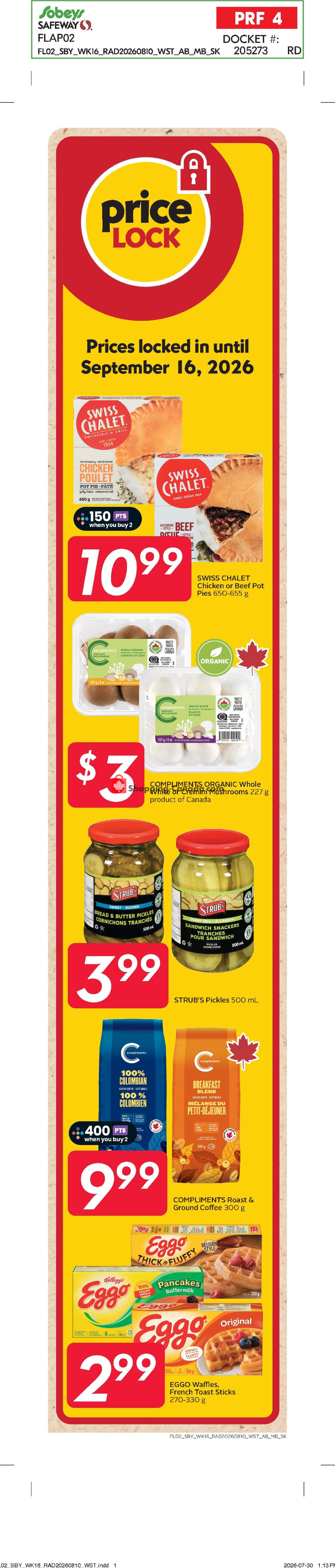 Sobeys flyer from Thursday August 13, 2026 to Wednesday August 19, 2026 - page 3