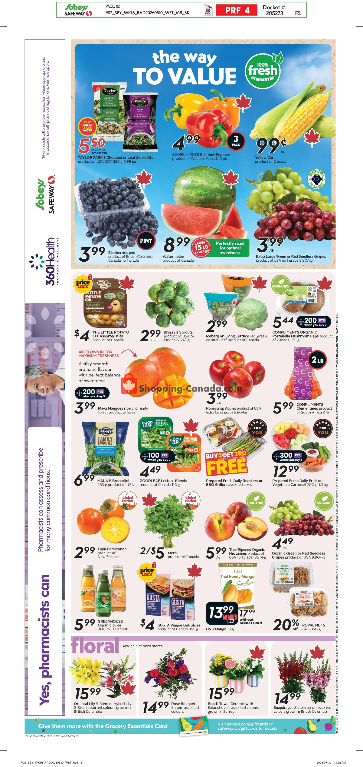 Sobeys flyer from Thursday August 13, 2026 to Wednesday August 19, 2026 - page 5
