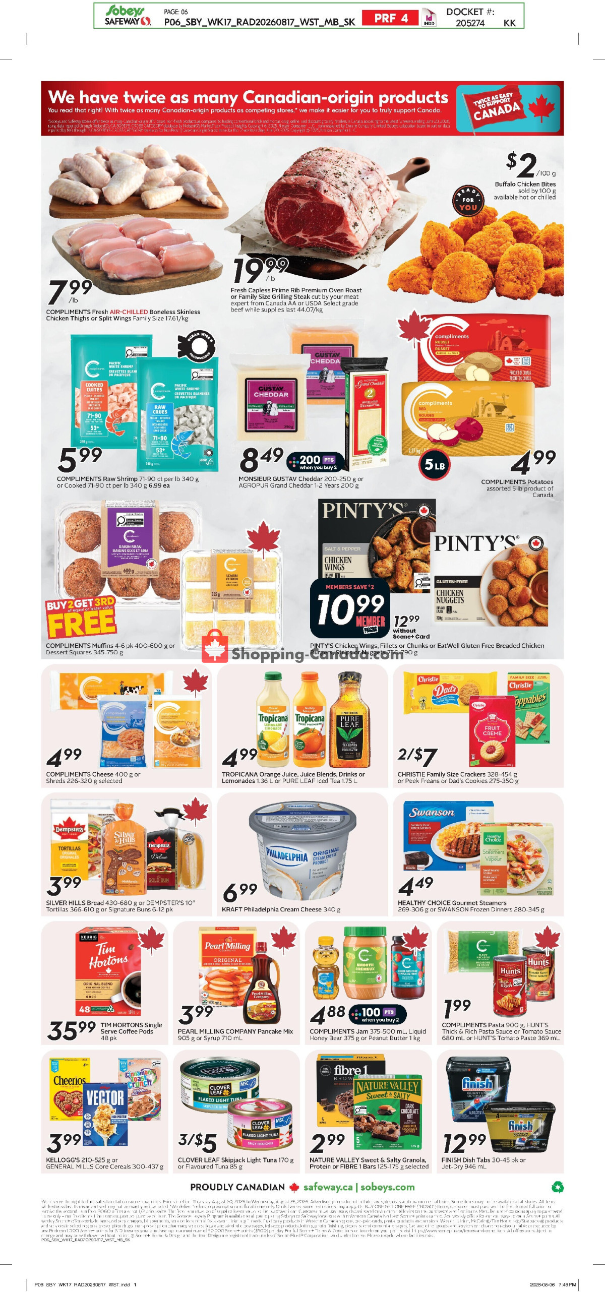 Sobeys flyer from Thursday August 20, 2026 to Wednesday August 26, 2026 - page 4