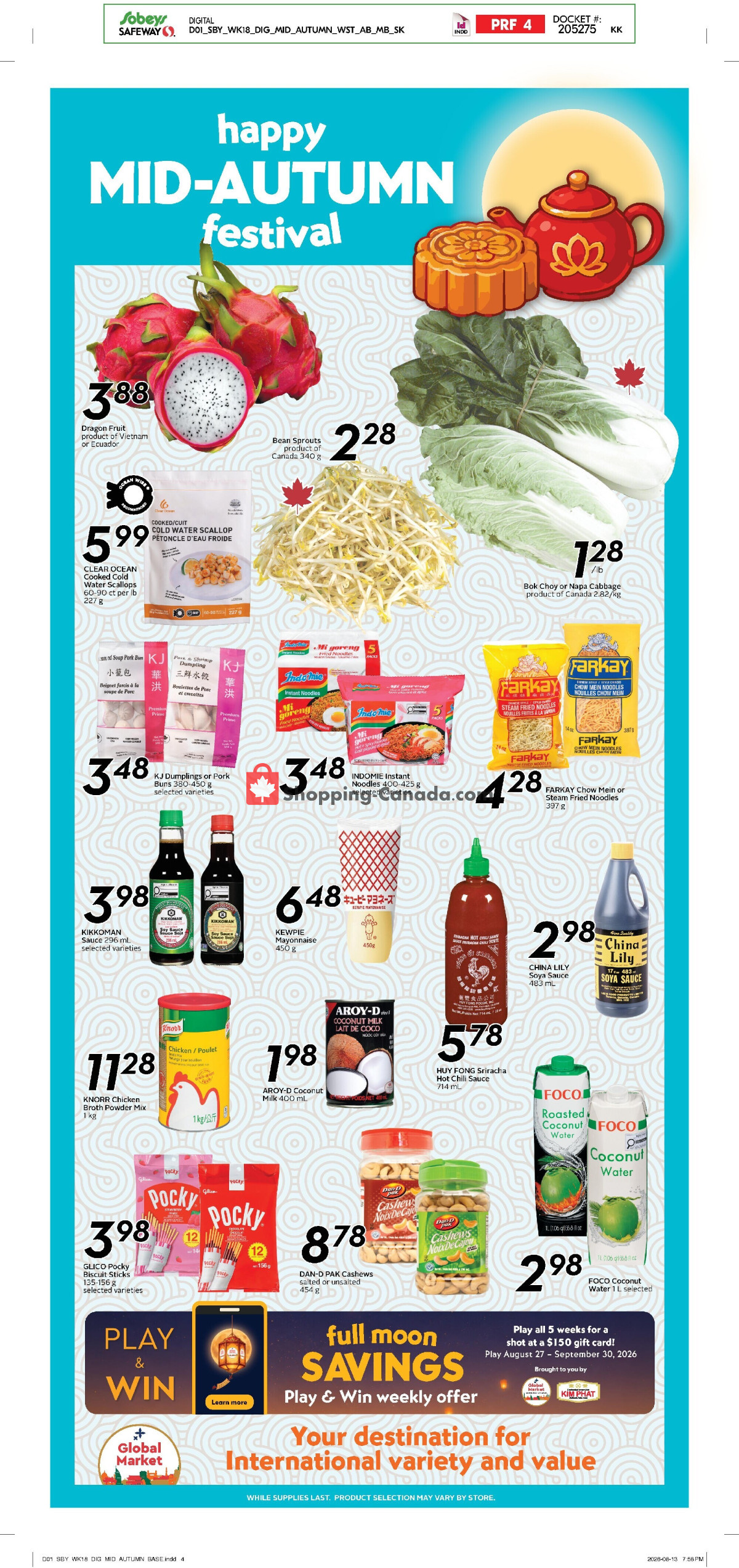 Sobeys flyer from Thursday August 27, 2026 to Wednesday September 2, 2026 - page 14