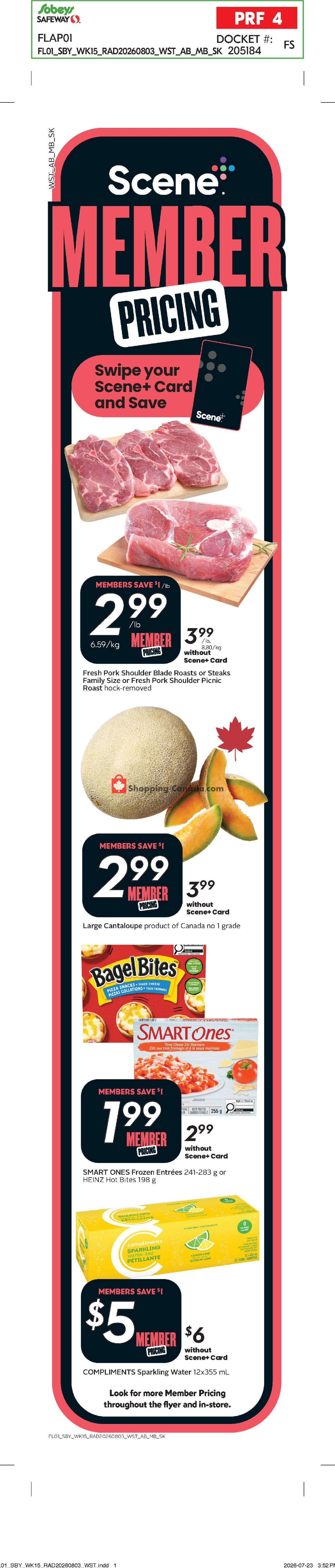 Sobeys flyer from Thursday August 6, 2026 to Wednesday August 12, 2026 - page 2