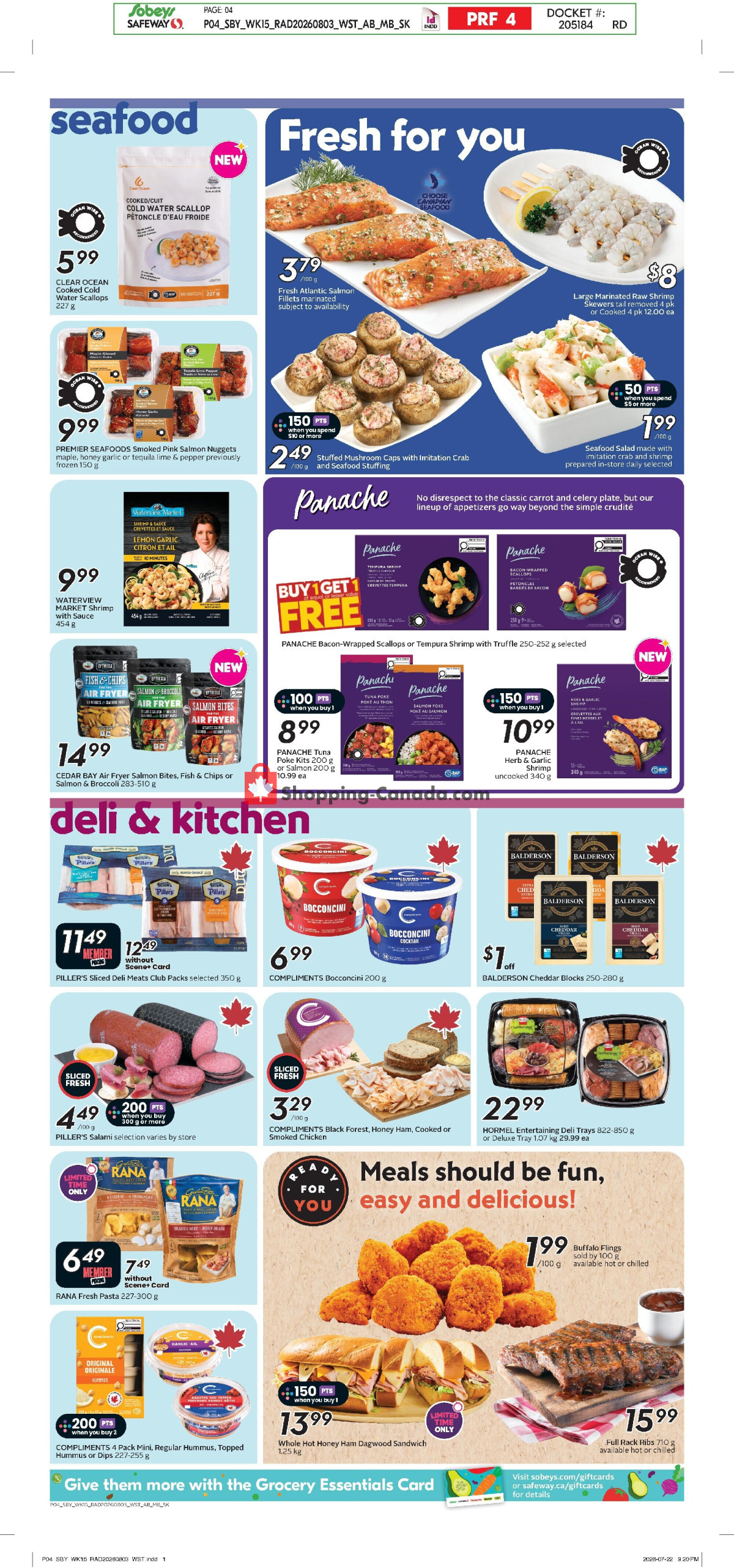 Sobeys flyer from Thursday August 6, 2026 to Wednesday August 12, 2026 - page 7
