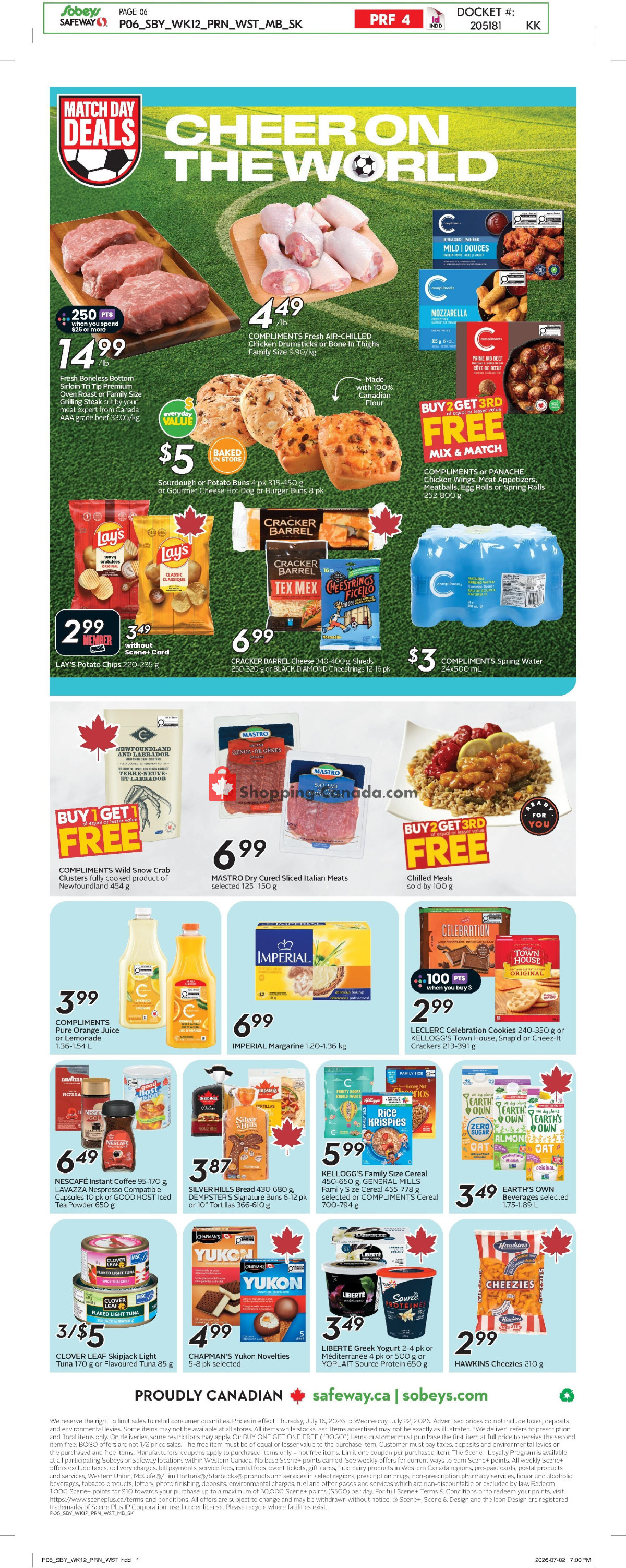 Sobeys flyer from Thursday July 16, 2026 to Wednesday July 22, 2026 - page 4