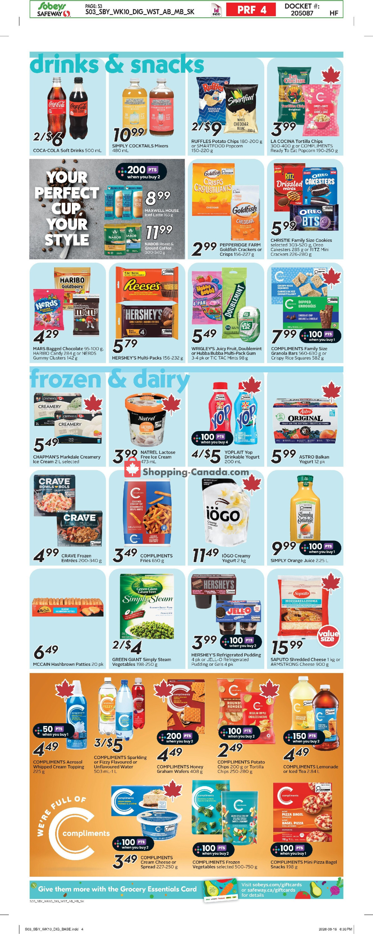Sobeys flyer from Thursday July 2, 2026 to Wednesday July 8, 2026 - page 12
