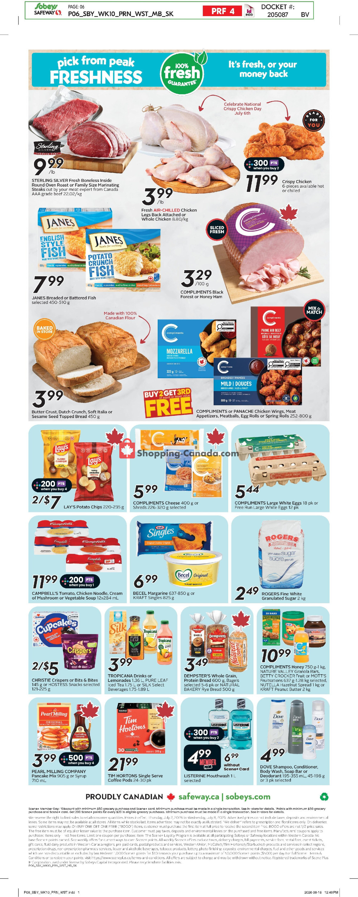 Sobeys flyer from Thursday July 2, 2026 to Wednesday July 8, 2026 - page 4
