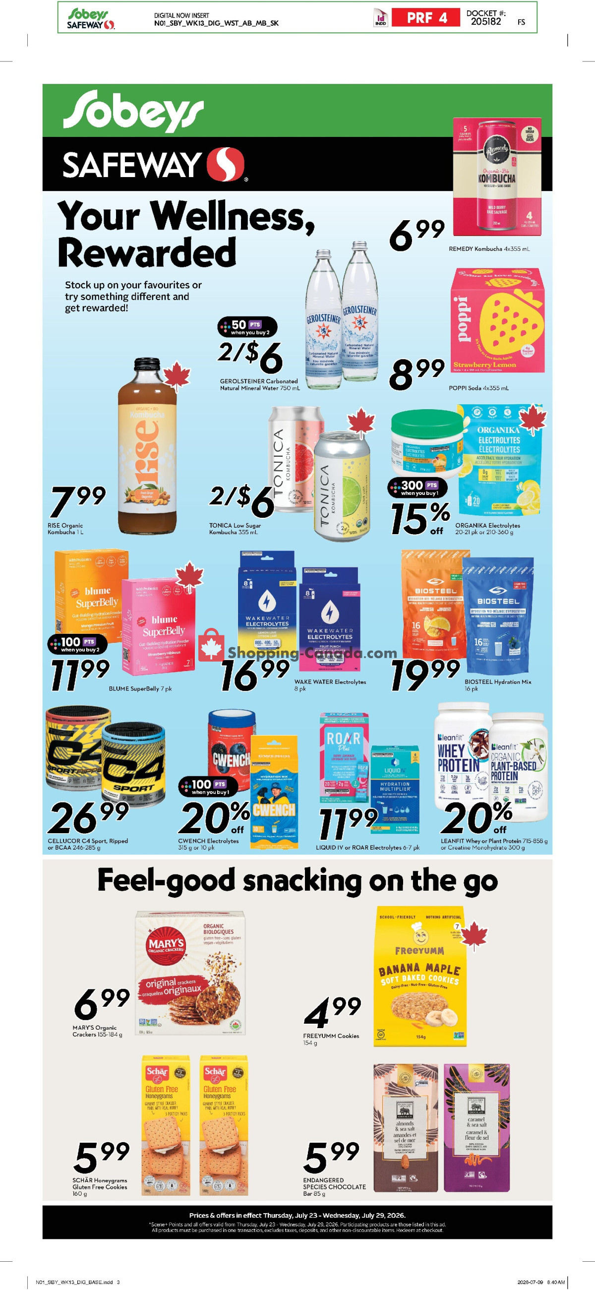 Sobeys flyer from Thursday July 23, 2026 to Wednesday July 29, 2026 - page 21