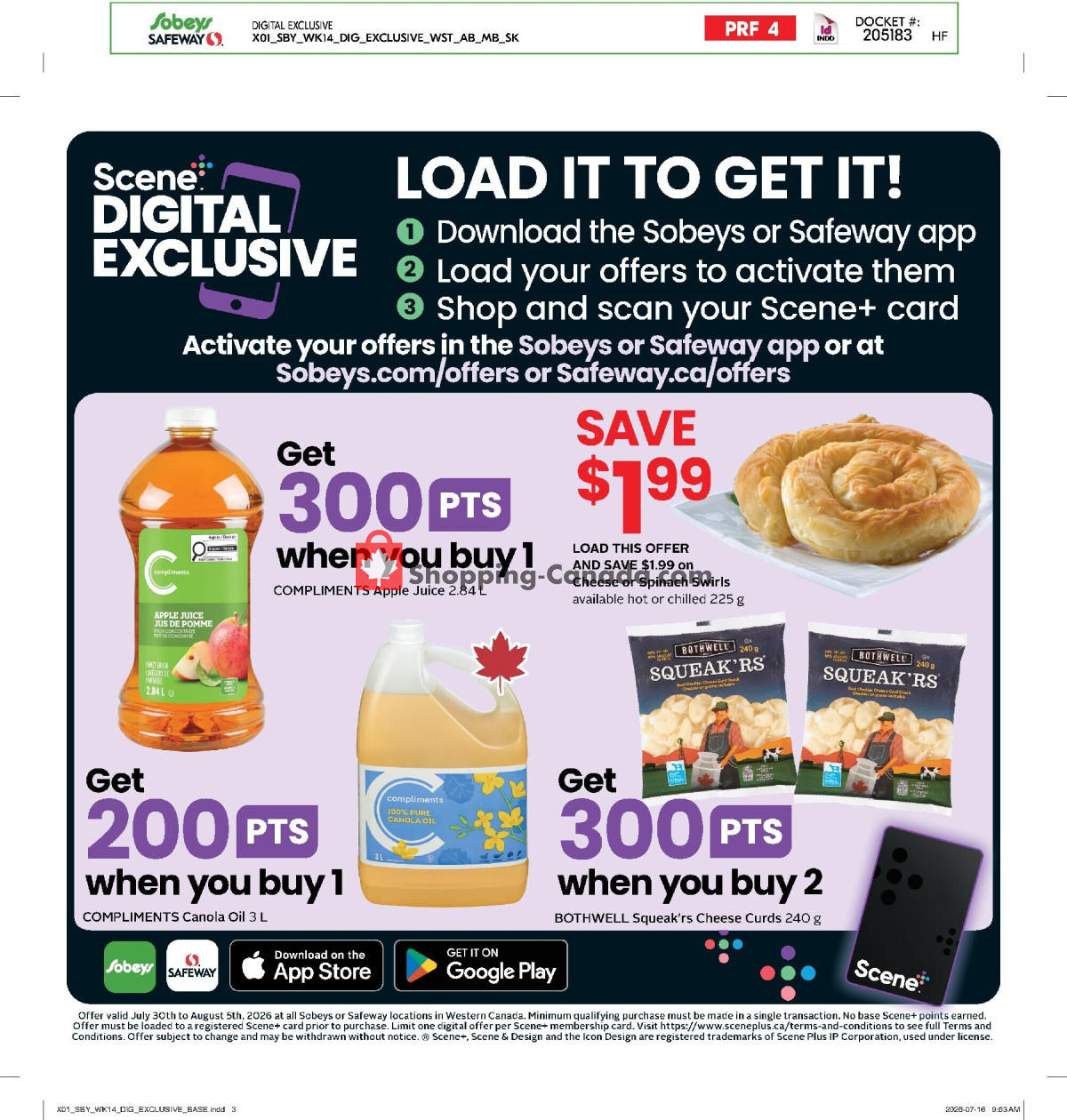 Sobeys flyer from Thursday July 30, 2026 to Wednesday August 5, 2026 - page 12