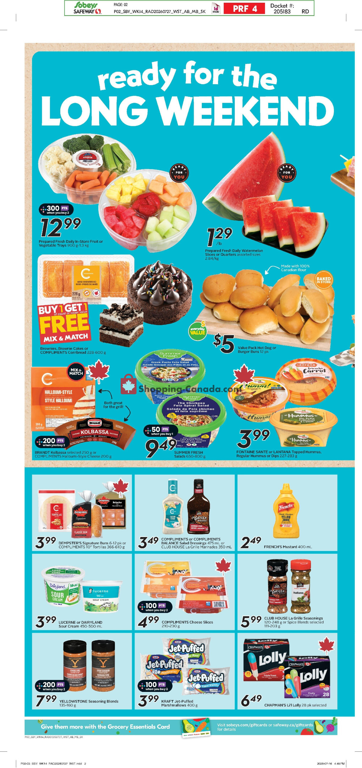 Sobeys flyer from Thursday July 30, 2026 to Wednesday August 5, 2026 - page 4
