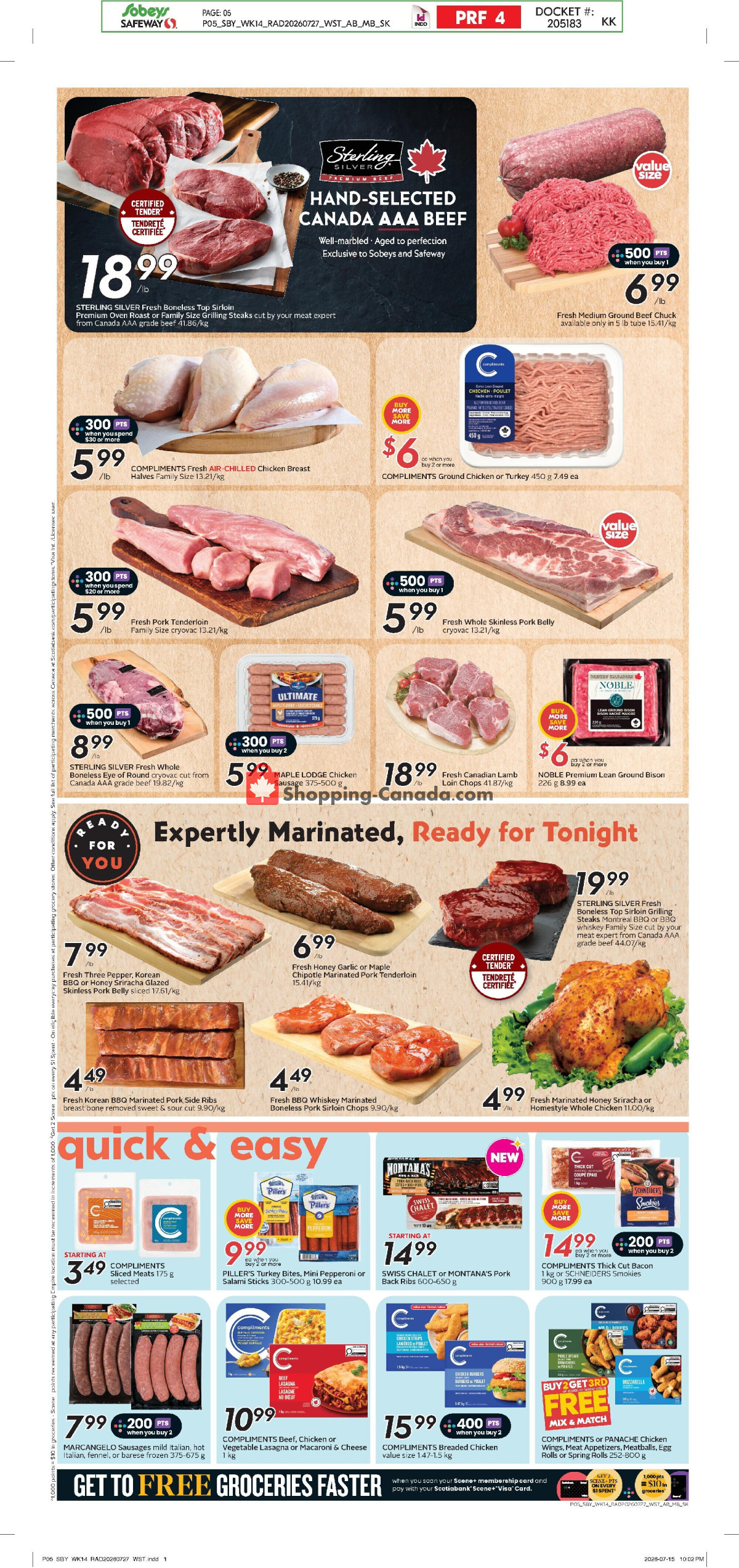 Sobeys flyer from Thursday July 30, 2026 to Wednesday August 5, 2026 - page 7