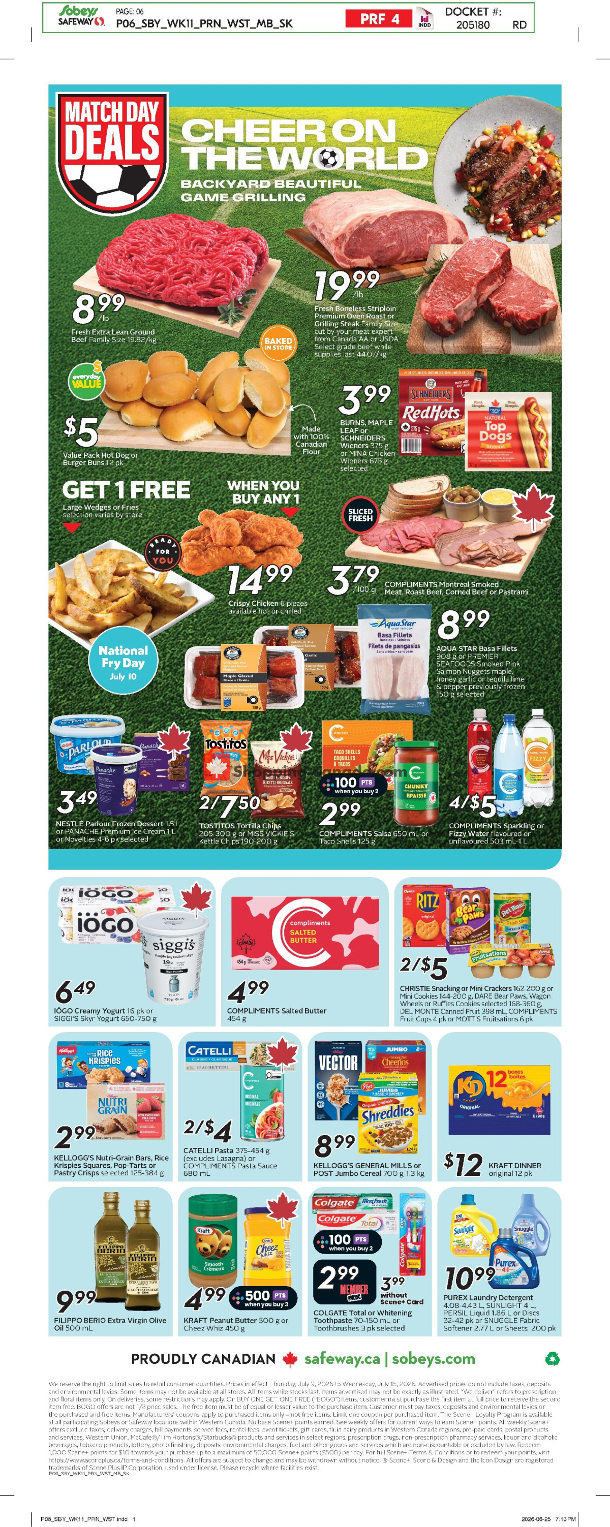 Sobeys flyer from Thursday July 9, 2026 to Wednesday July 15, 2026 - page 4