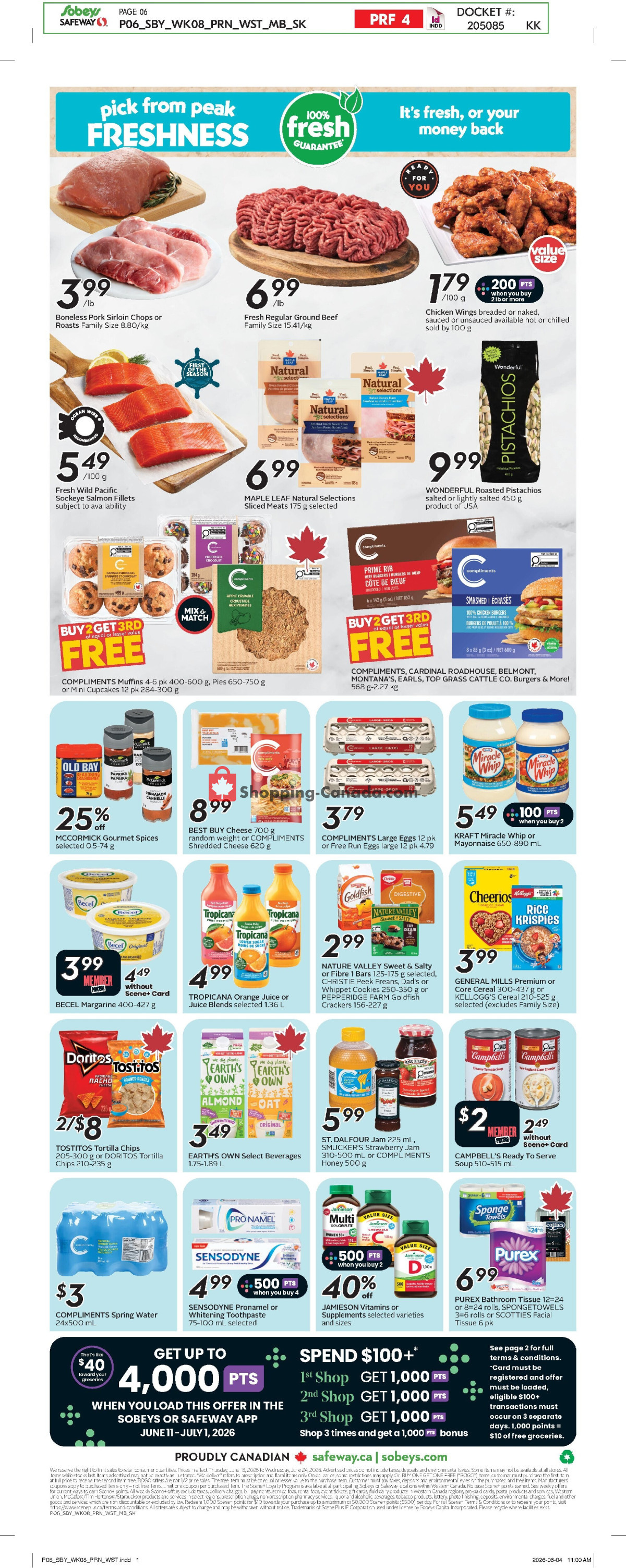Sobeys flyer from Thursday June 18, 2026 to Wednesday June 24, 2026 - page 4