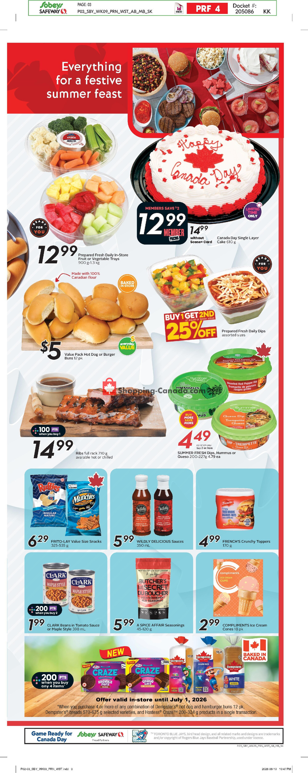 Sobeys flyer from Thursday June 25, 2026 to Wednesday July 1, 2026 - page 6