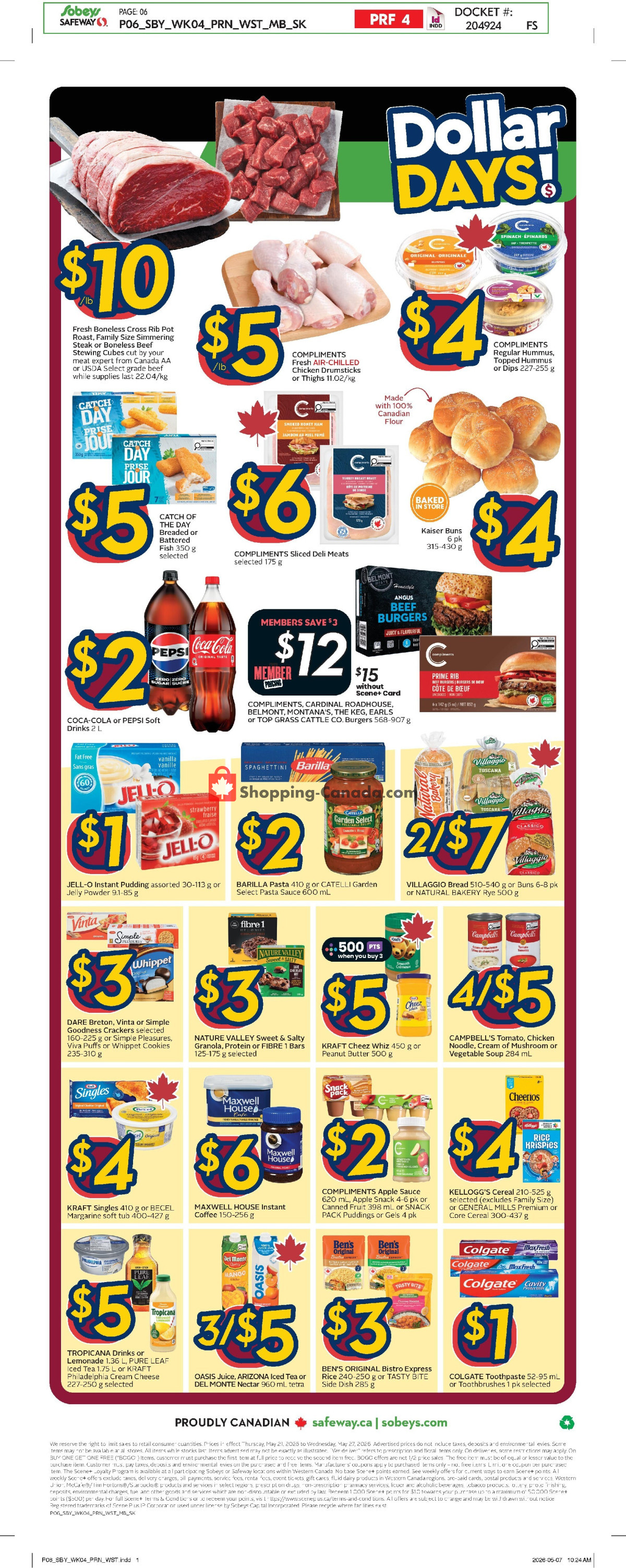 Sobeys flyer from Thursday May 21, 2026 to Wednesday May 27, 2026 - page 4