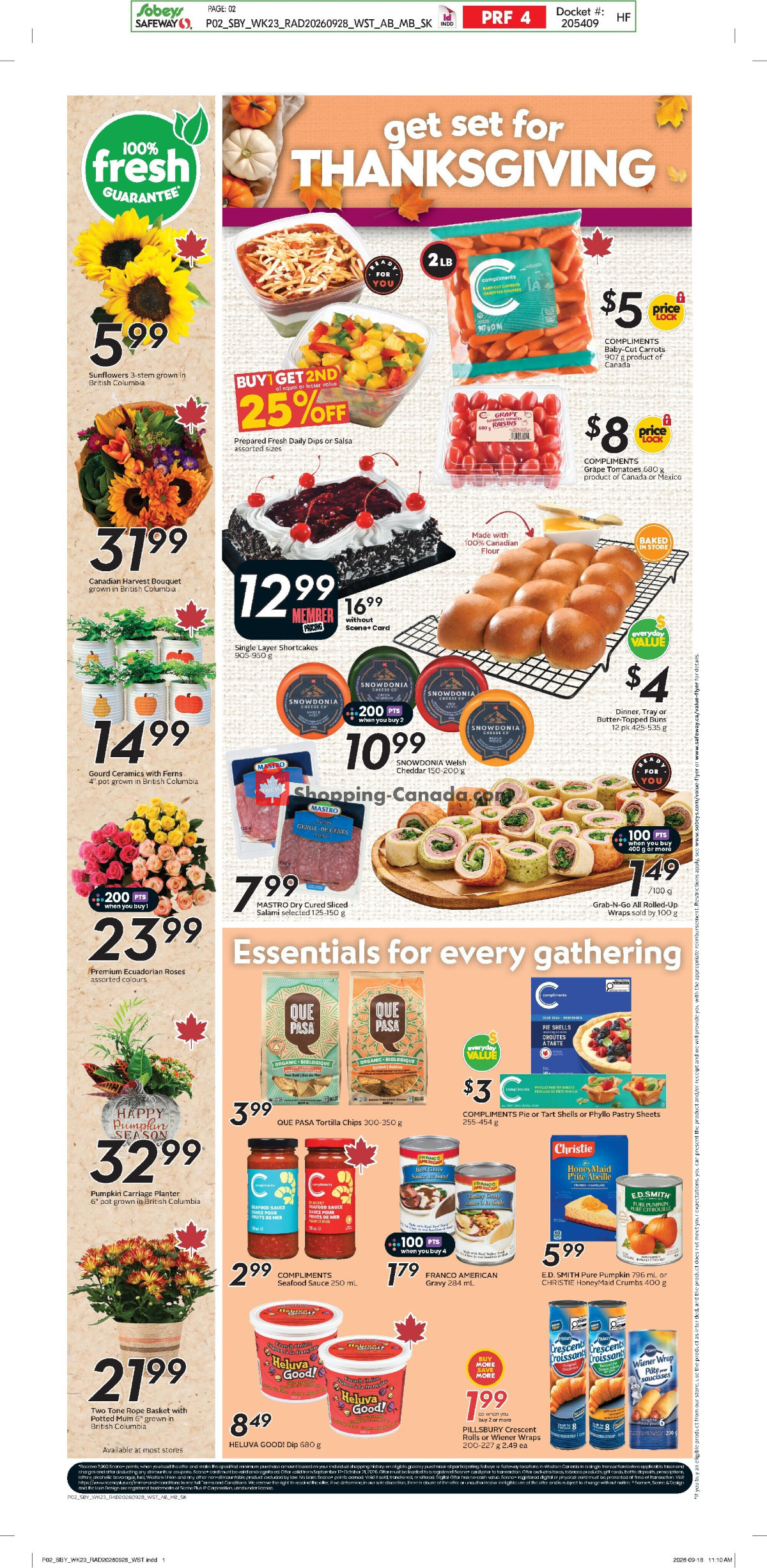 Sobeys flyer from Thursday October 1, 2026 to Wednesday October 7, 2026 - page 4